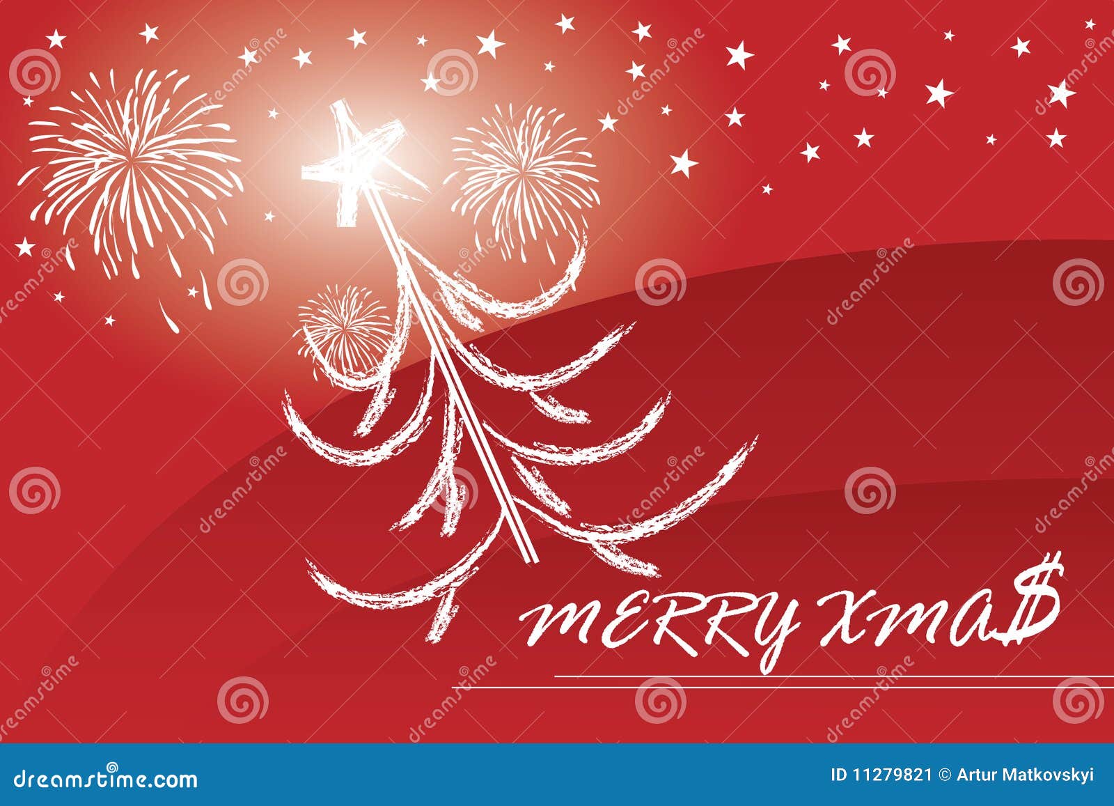 Xmas Background With Shining Star Vector Stock Vector Illustration Of Curve Beauty