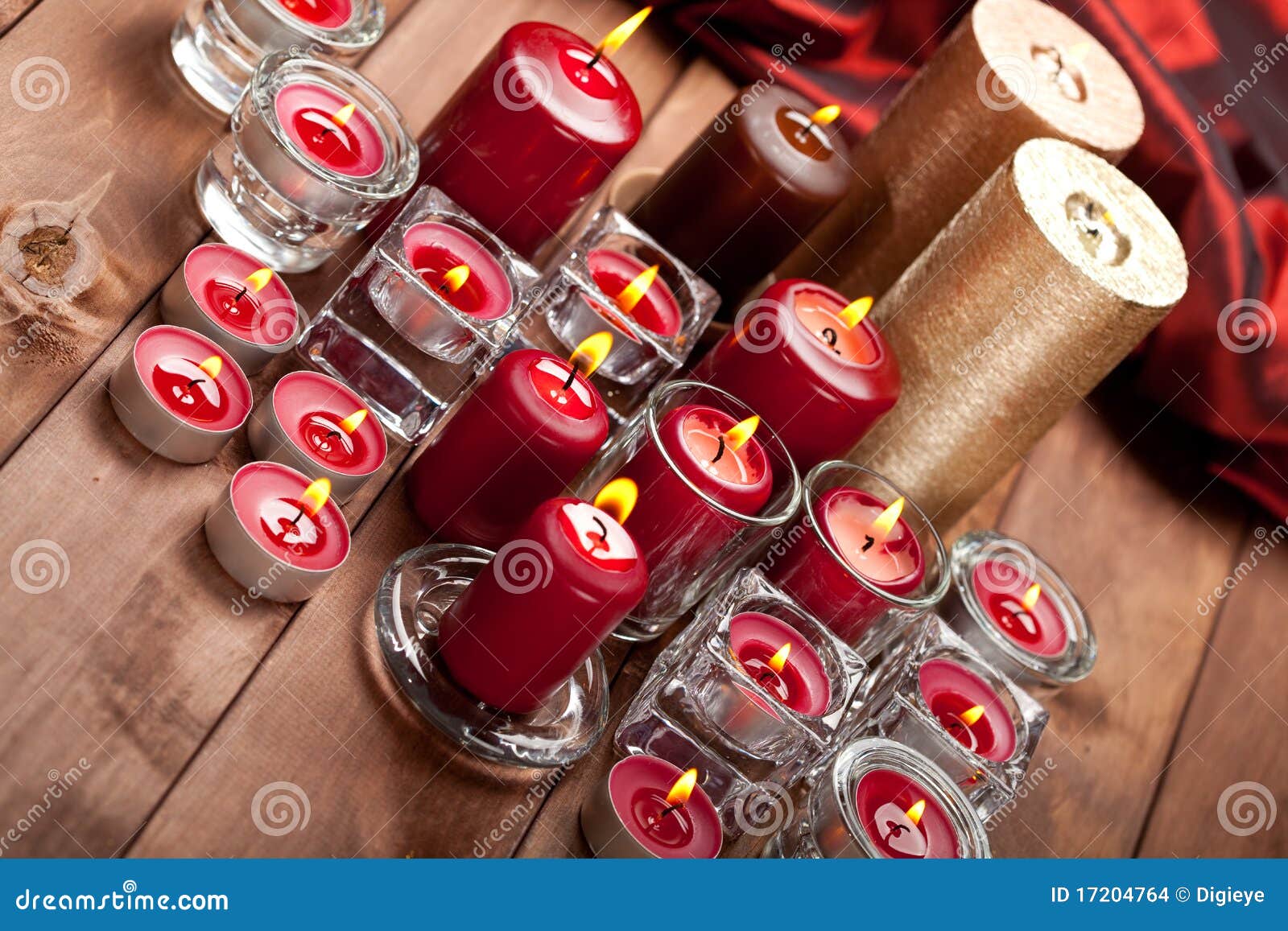 Xmas candles stock photo. Image of ornament, candle, flames 17204764
