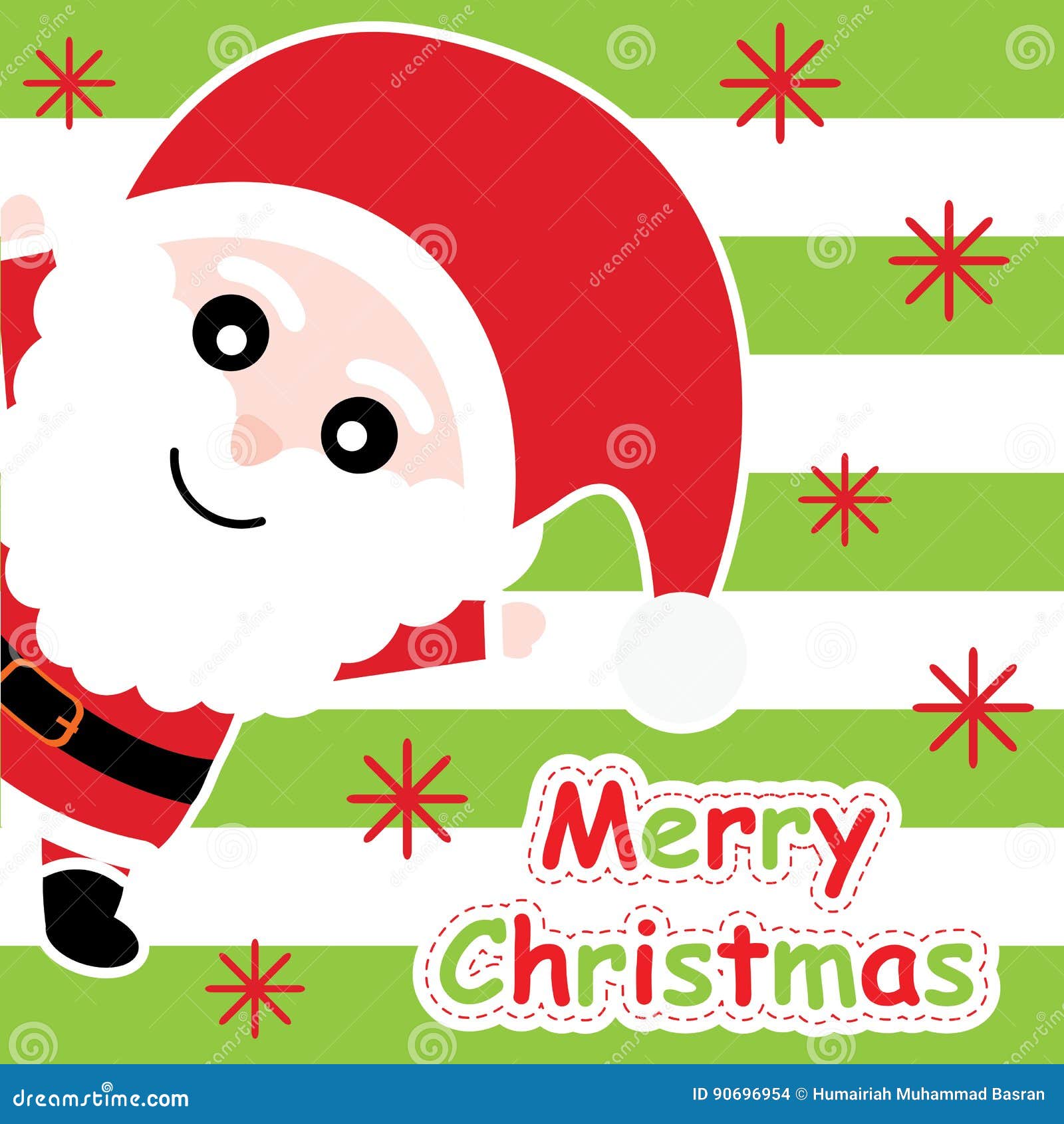 Xmas Card with Cute Santa Claus Cartoon on Green Striped Background, Xmas Postcard, Wallpaper, and Greeting Card Stock Vector - Illustration of merry, cartoon: 90696954 Xmas Card with Cute Santa Claus Cartoon on Green Striped Background, Xmas Postcard, Wallpaper, and Greeting Card Stock Vector - Illustration of merry, cartoon: 90696954