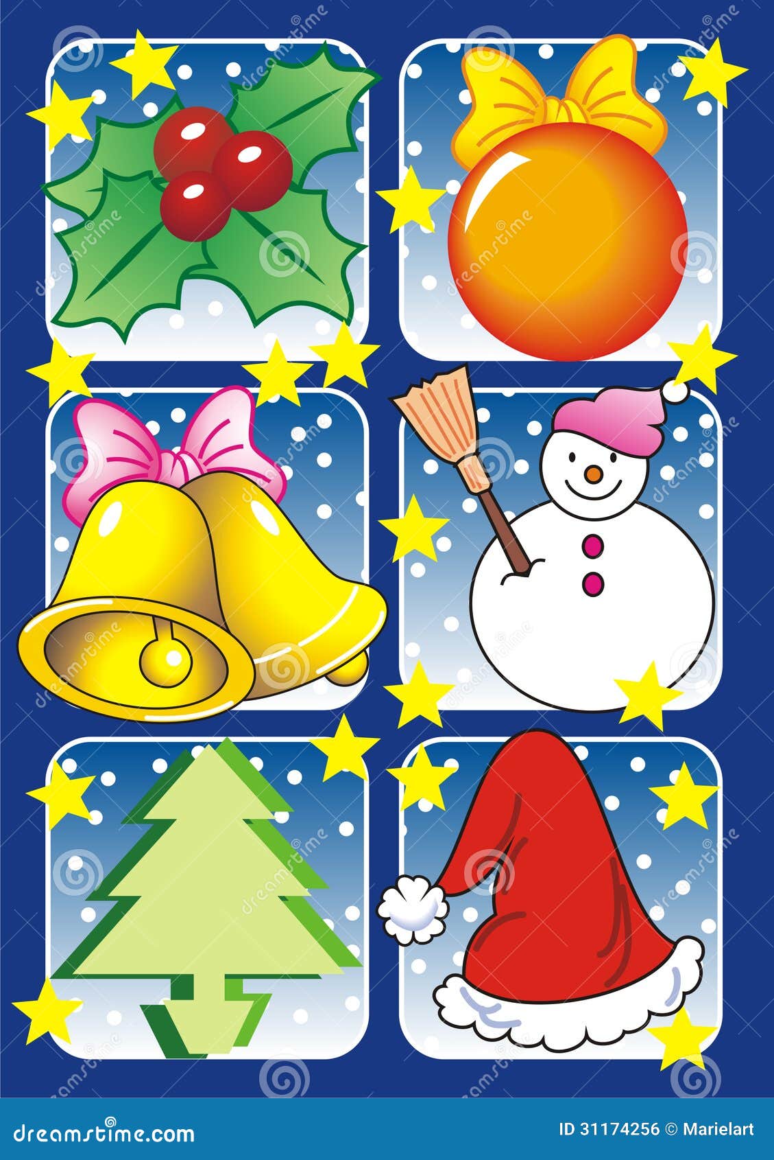 Xmas decoration stock vector. Illustration of seasonal 31174256