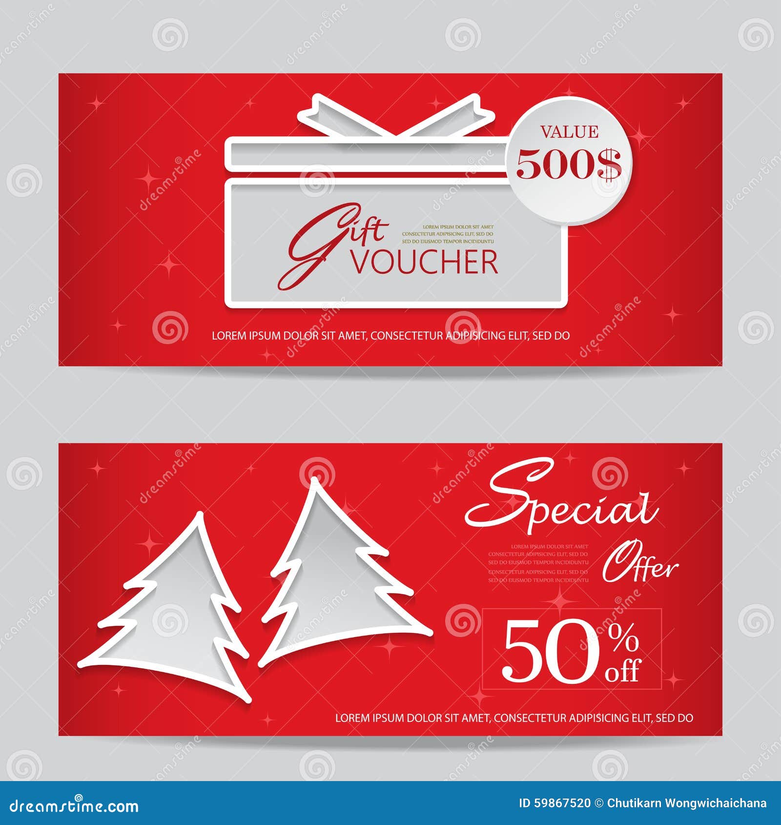 Christmas card coupons