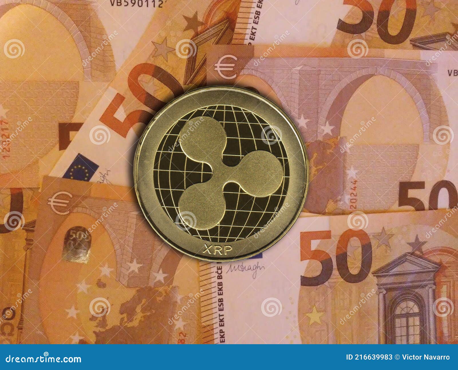 XRP Euros stock image. Image of dash, monero, ripple ...