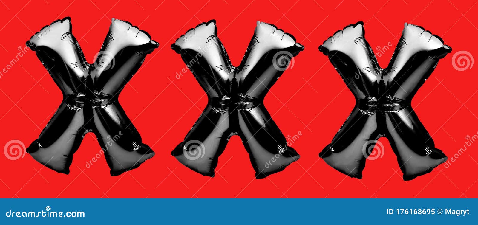 XXX Sign for Adult Content Material. Letters X Made of Black Inflatable  Helium Balloon on Red Background Stock Image - Image of addiction,  requirements: 176168695