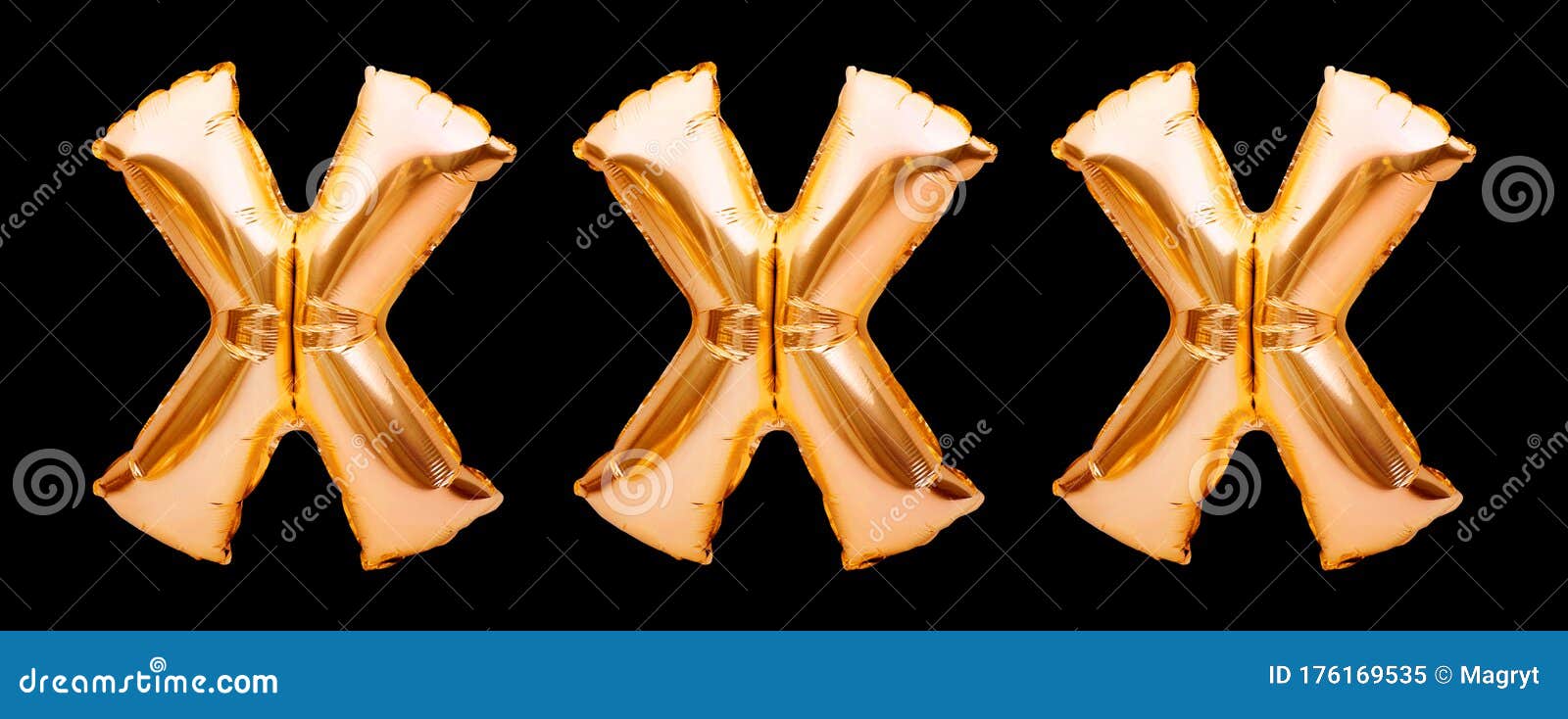 XXX Sign for Adult Content Material. Letters X Made of Golden Inflatable  Helium Balloon on Black Background Stock Image - Image of protection,  industry: 176169535