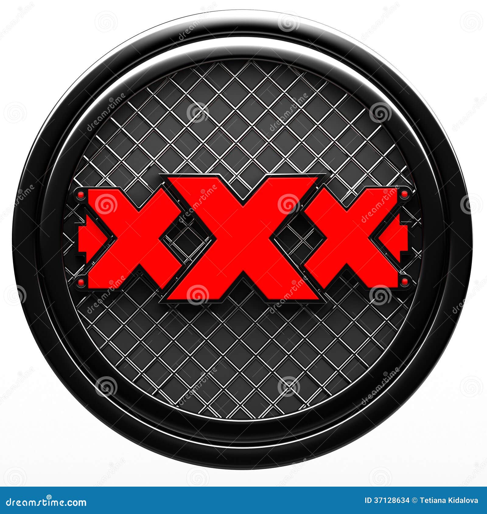 Xxx Sign on White Background Stock Illustration - Illustration of client,  black: 37128634