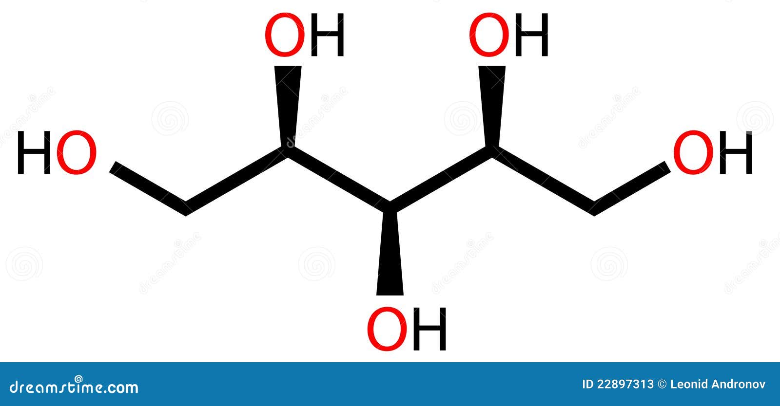Xylitol structural formula stock vector. Illustration of diet - 22897313
