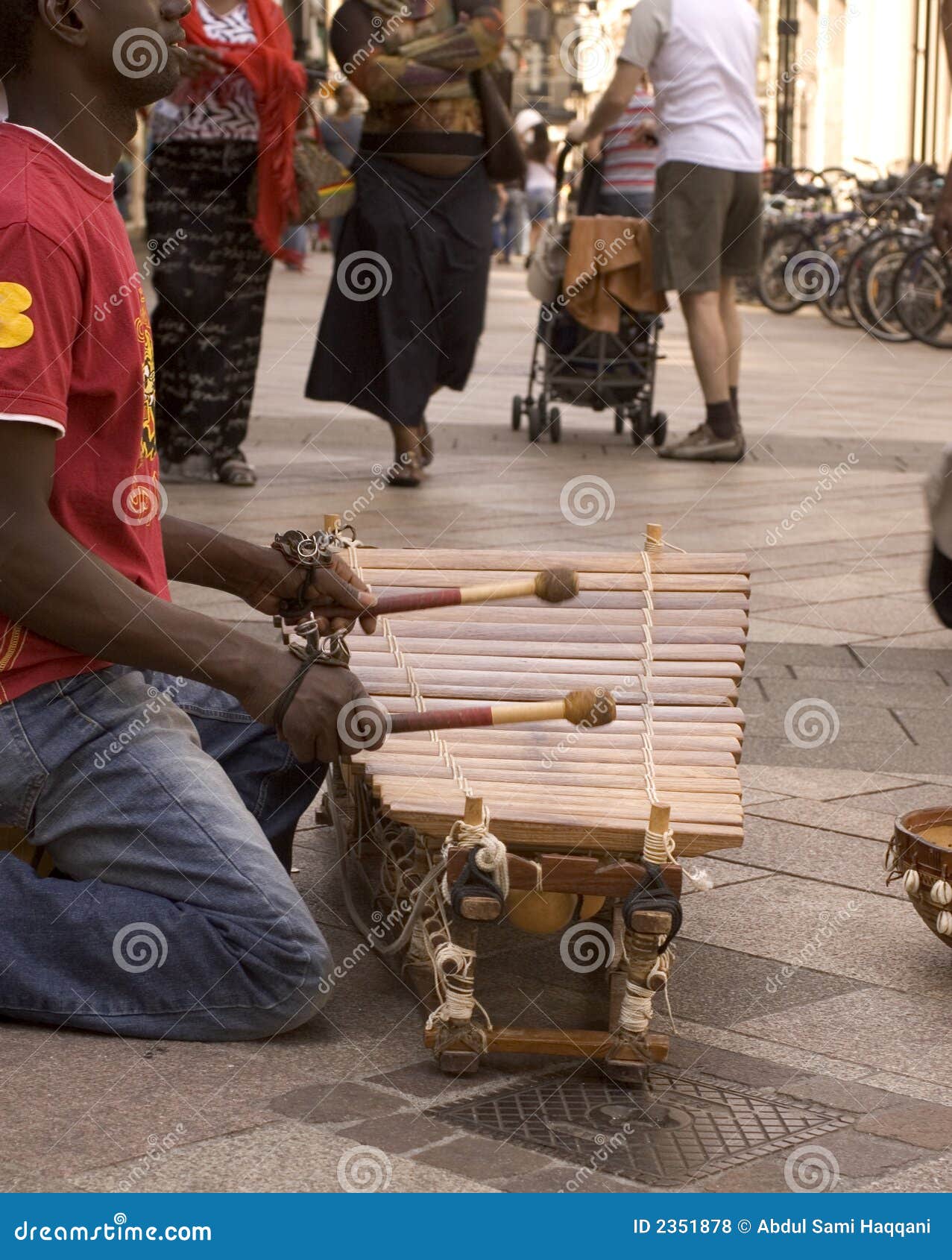 Xylophone africain (0329) photo stock. Image du musicien 2351878