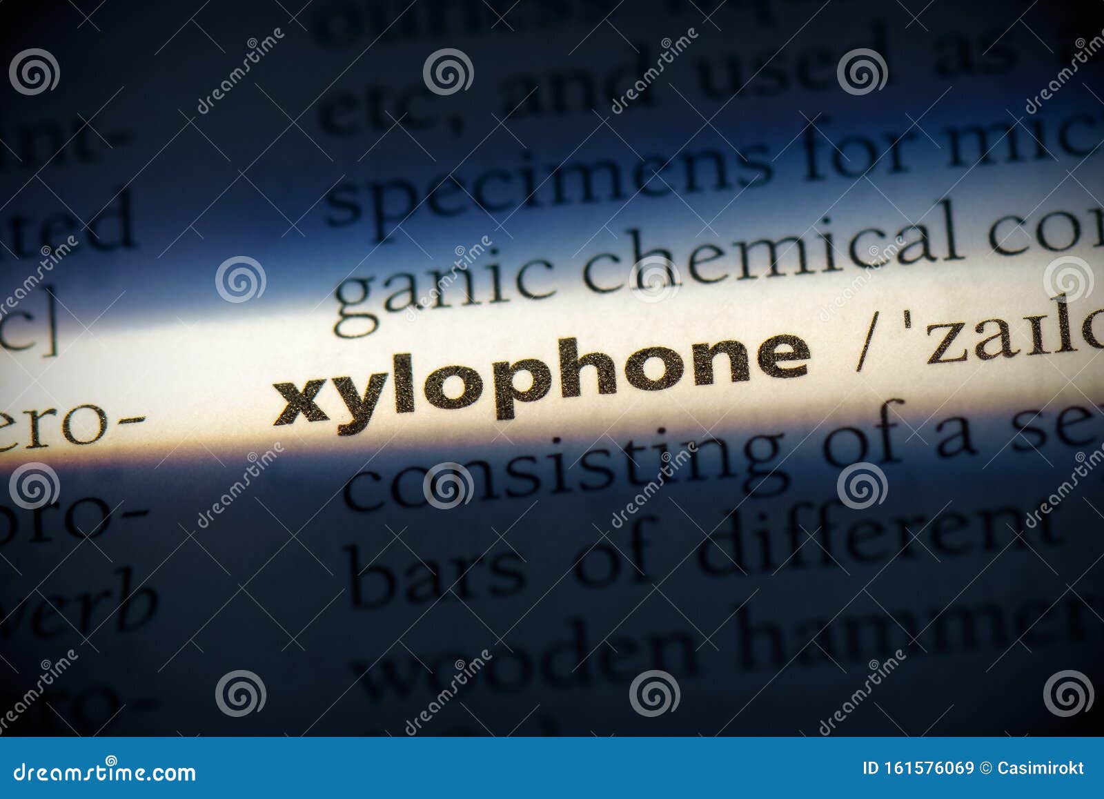 Xylophone stock image. Image of xylophone, detail, book 161576069
