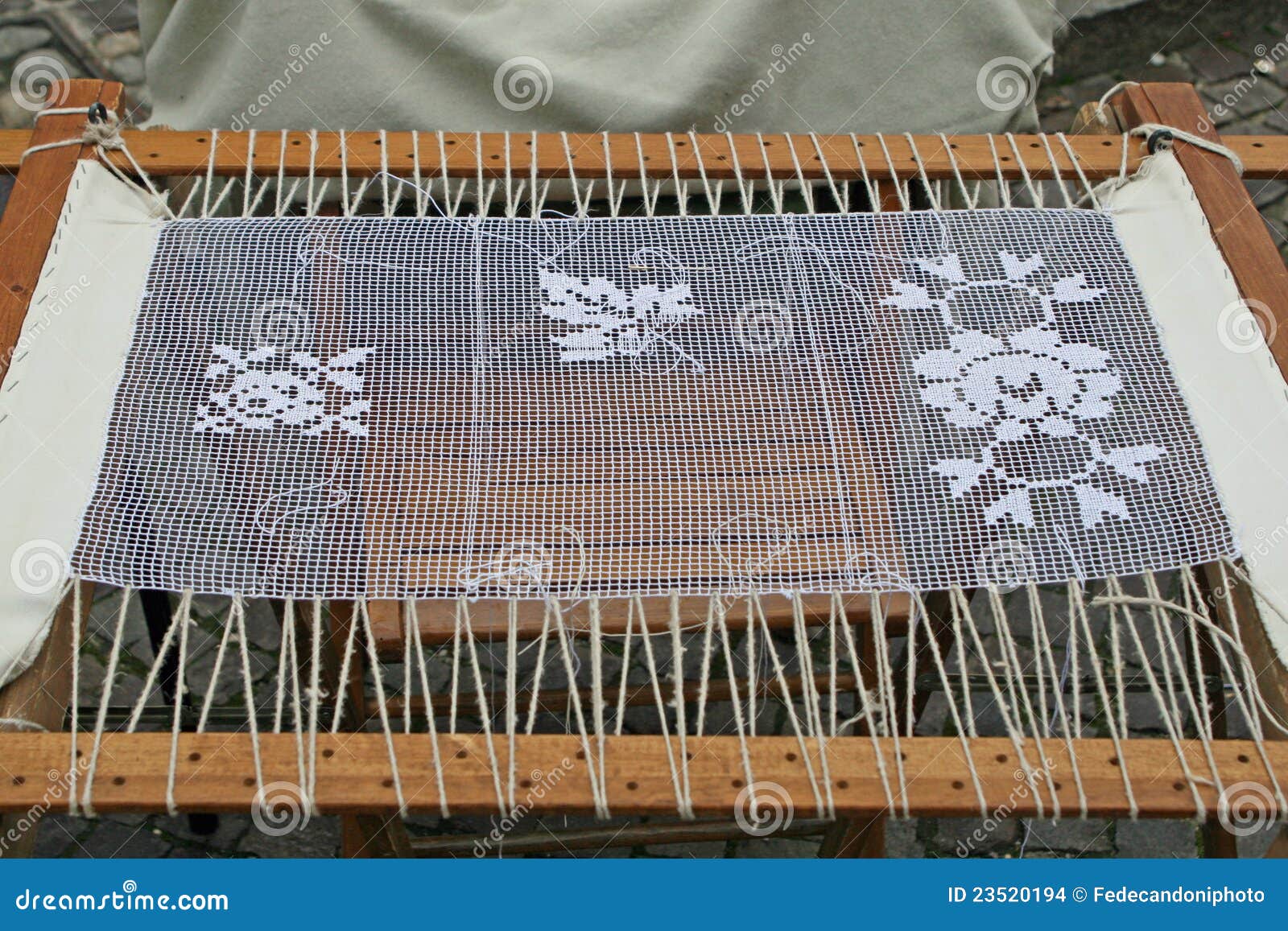 Telar Antiguo De La Materia Textil Para Tejer De Hilados Del Algodón Y De  Las Lanas Foto de archivo - Imagen de madera, marco: 59775466