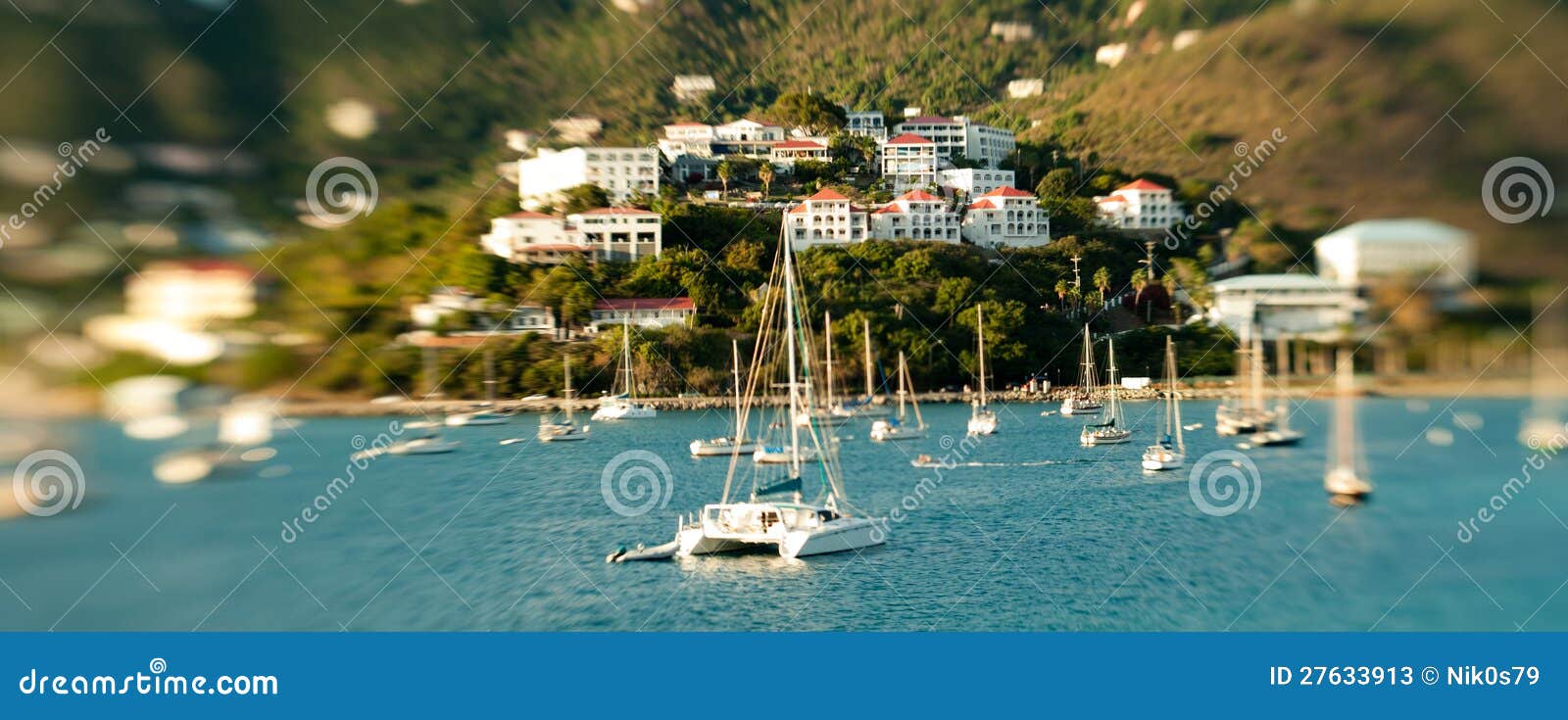 Yacht club in Saint Thomas stock image. Image of tropical 27633913