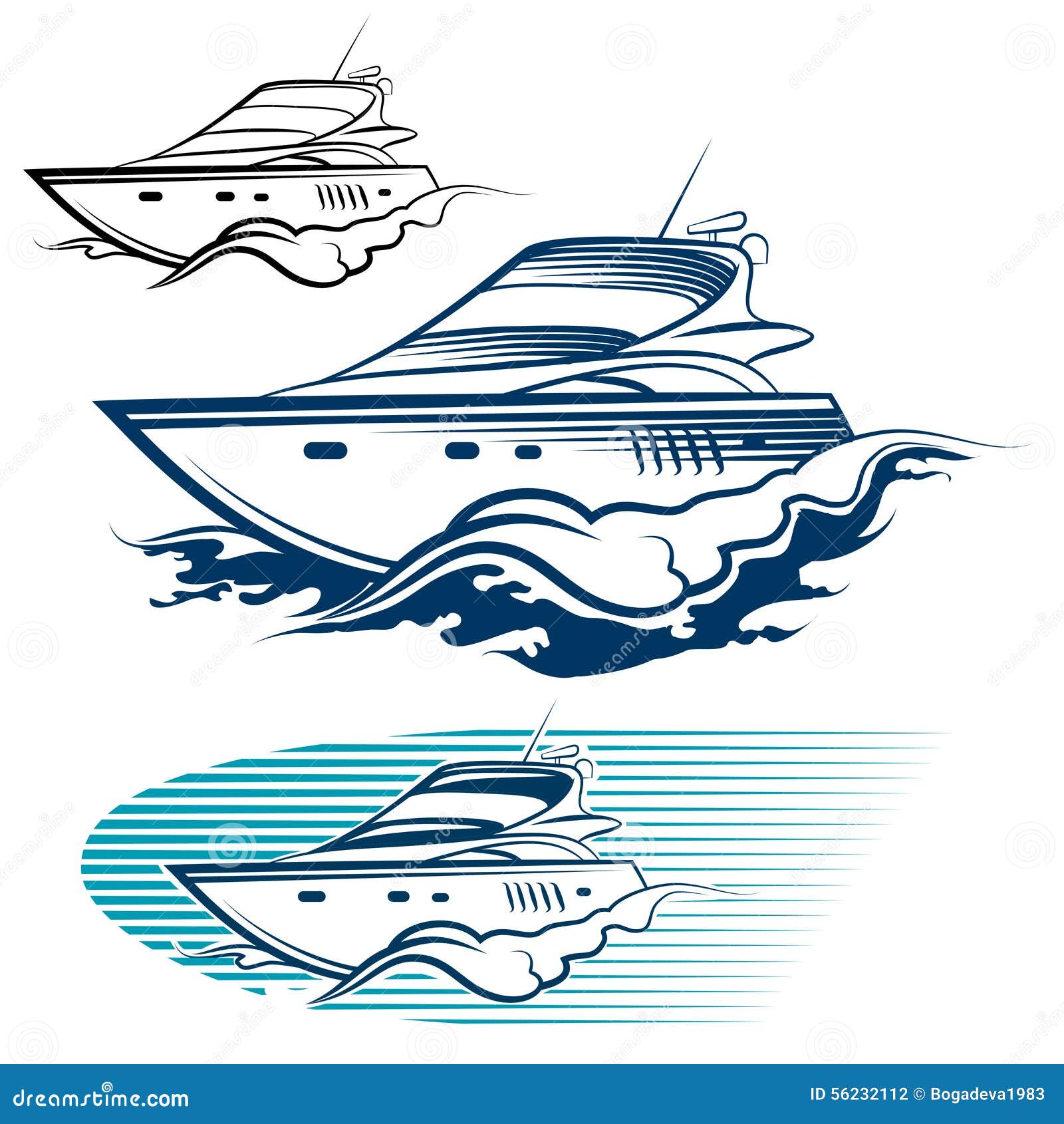 yacht emblem set