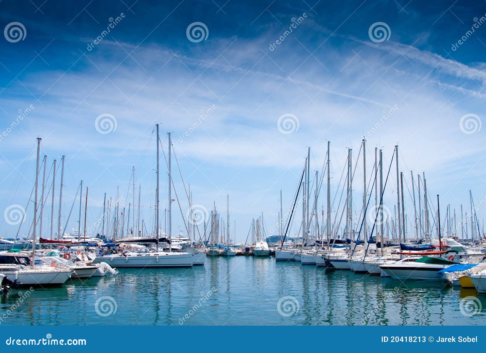 yacht port in cannes