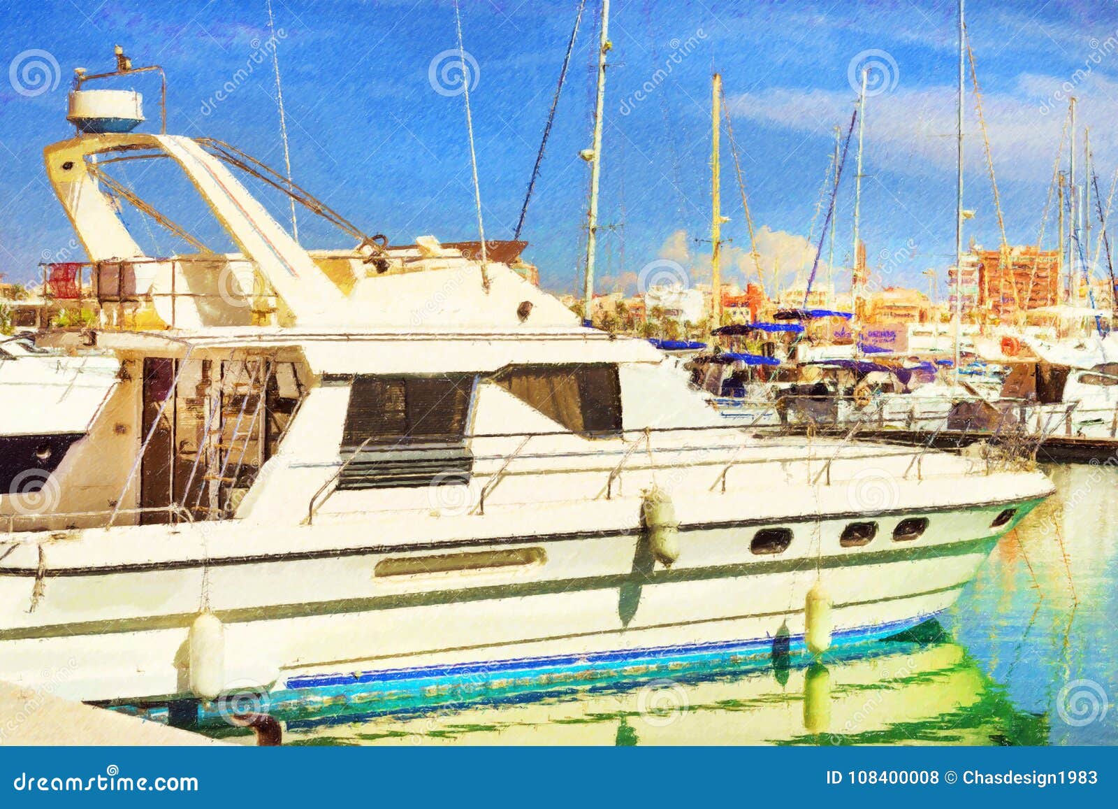 yachts and boats in torrevieja, spain