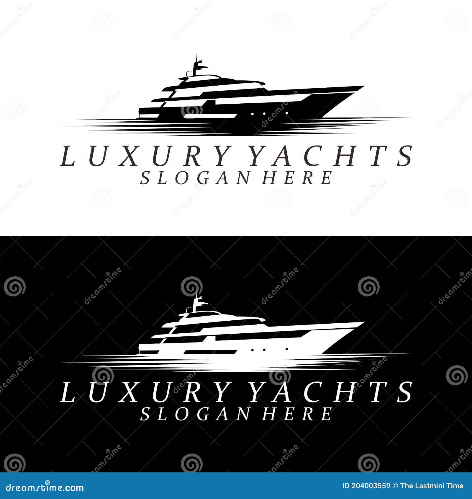 Yachts logo design stock vector. Illustration of minimalist 204003559