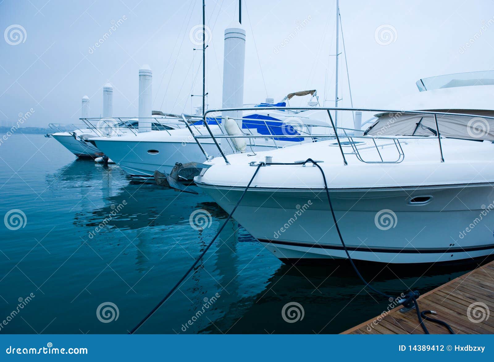 yachts at marina