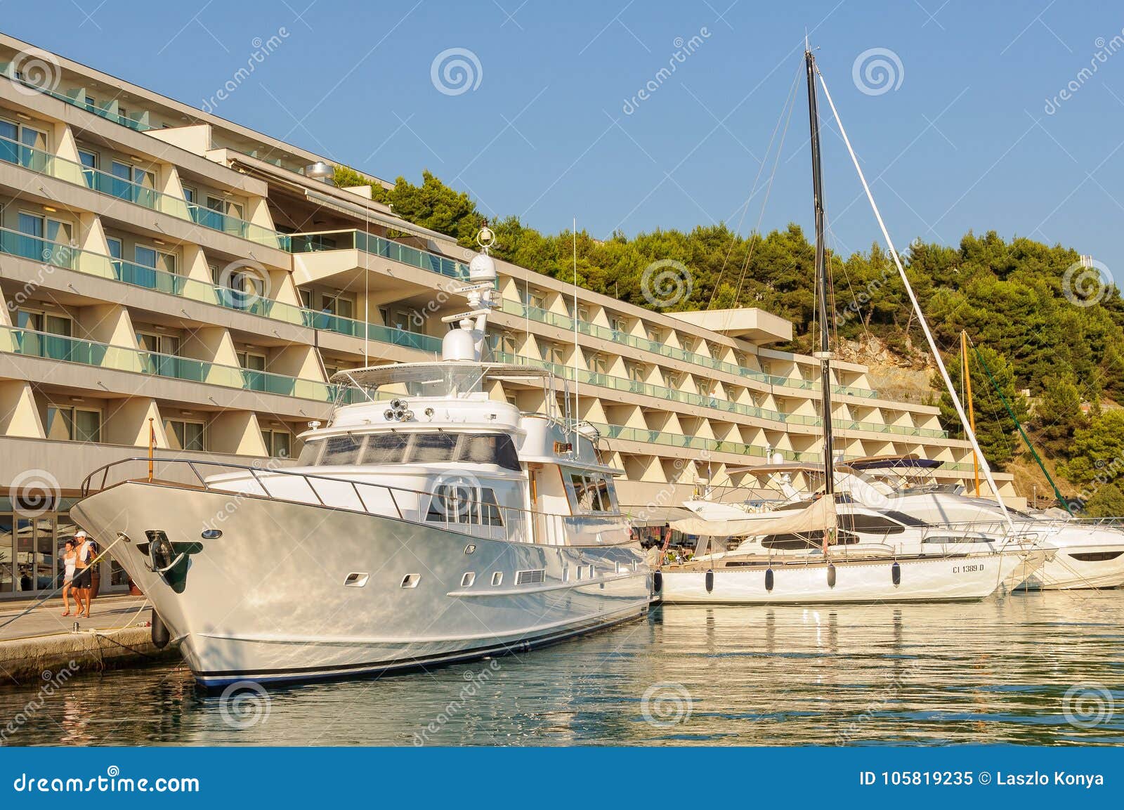 Yachts In Marina Lav Split Editorial Image Image Of - 