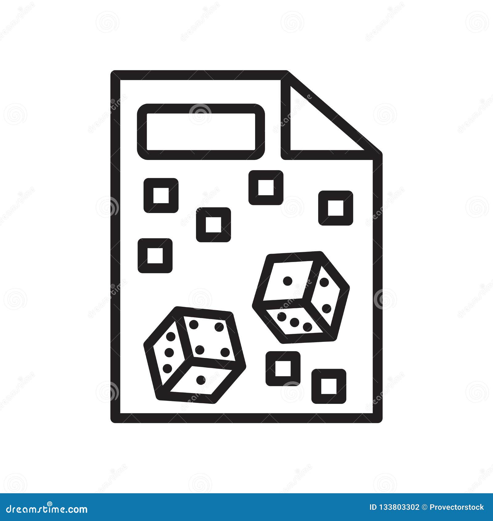 yahtzee icon  sign and   on white background