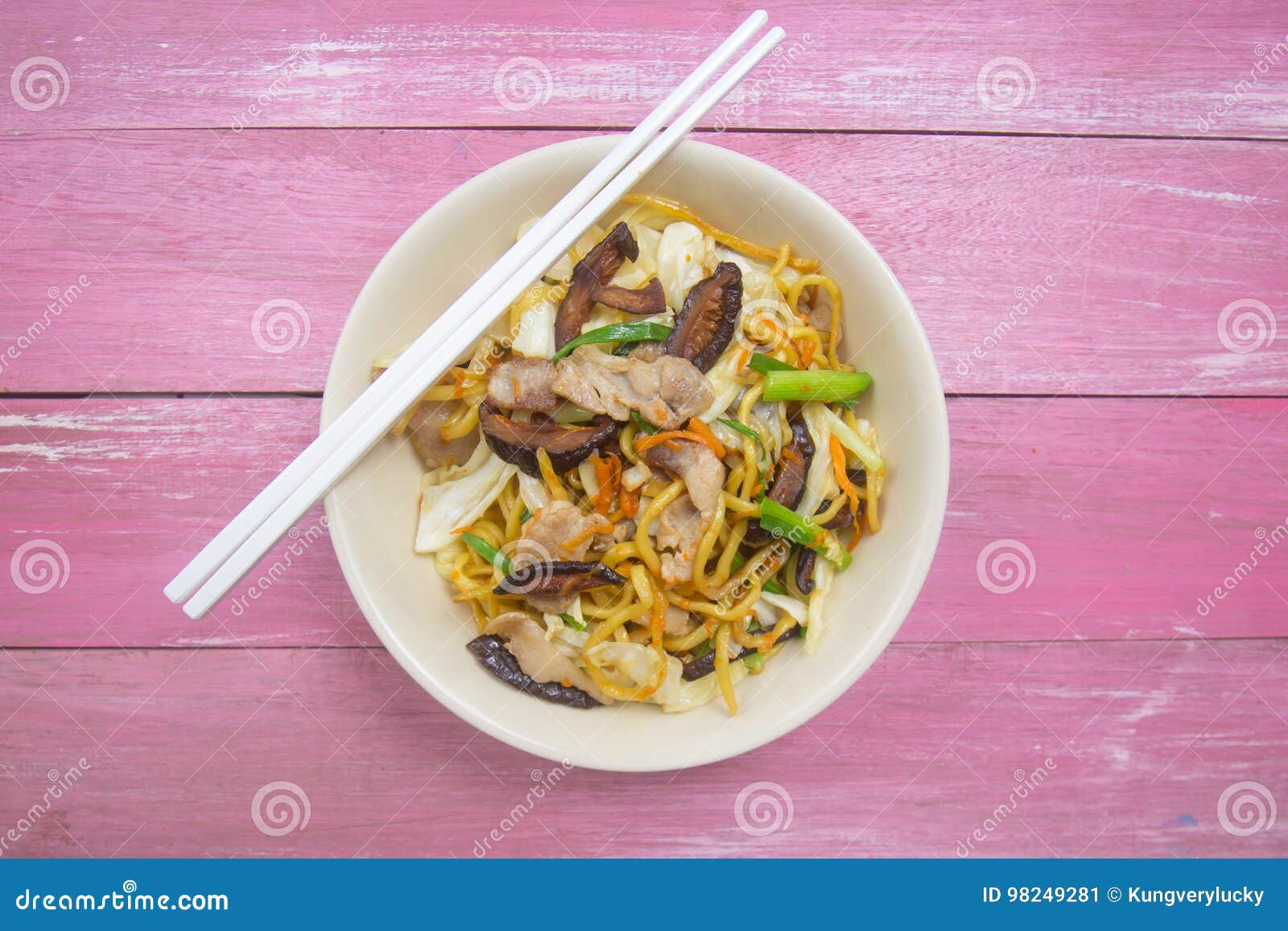 Yakisoba / Stir Fry Japanese Noodle Stock Image - Image of oyster