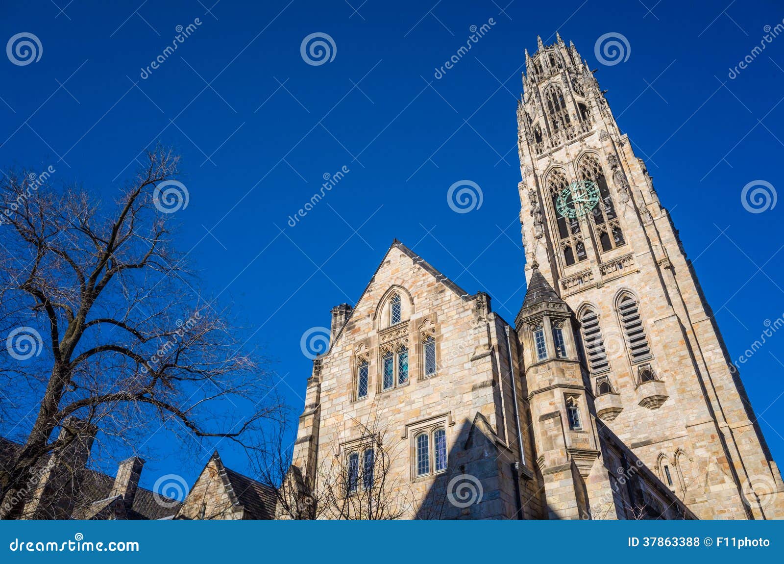 Yale university buildings stock photo. Image of rare 37863388