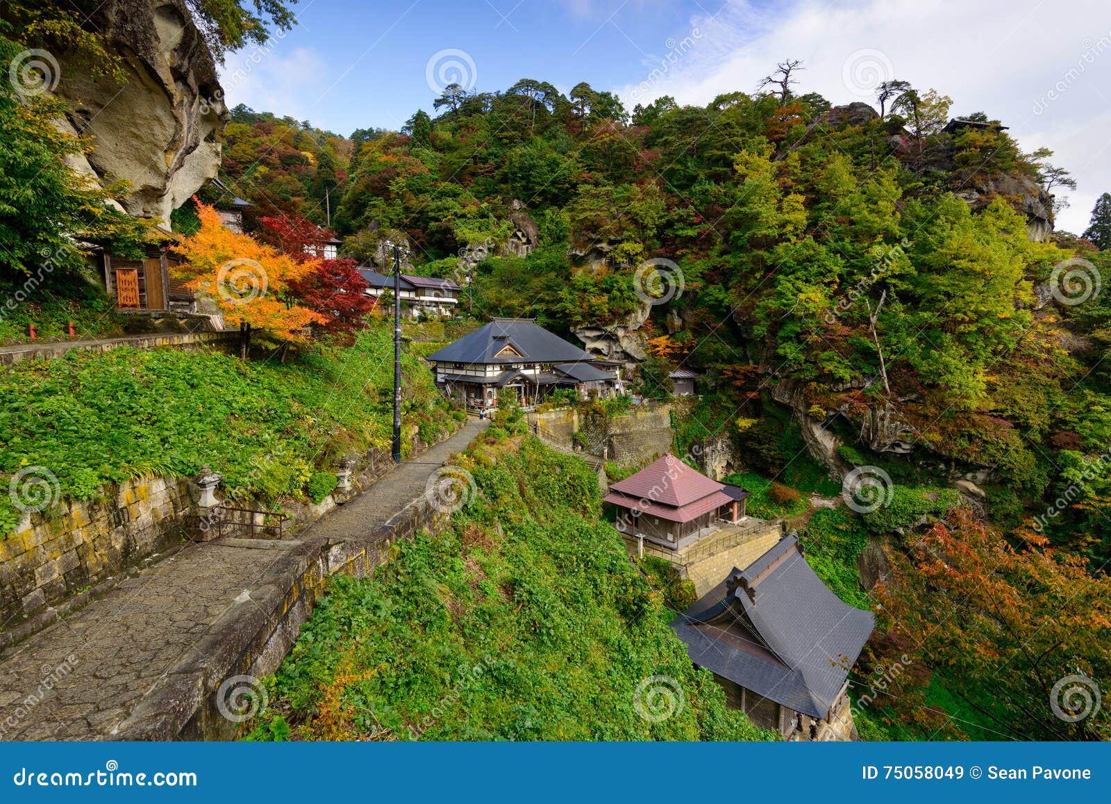 yamadera temple in japan