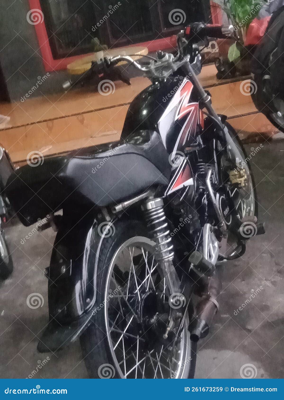 Yamah RX King 2005 First Black Stock Image Image of bike, king 261673259