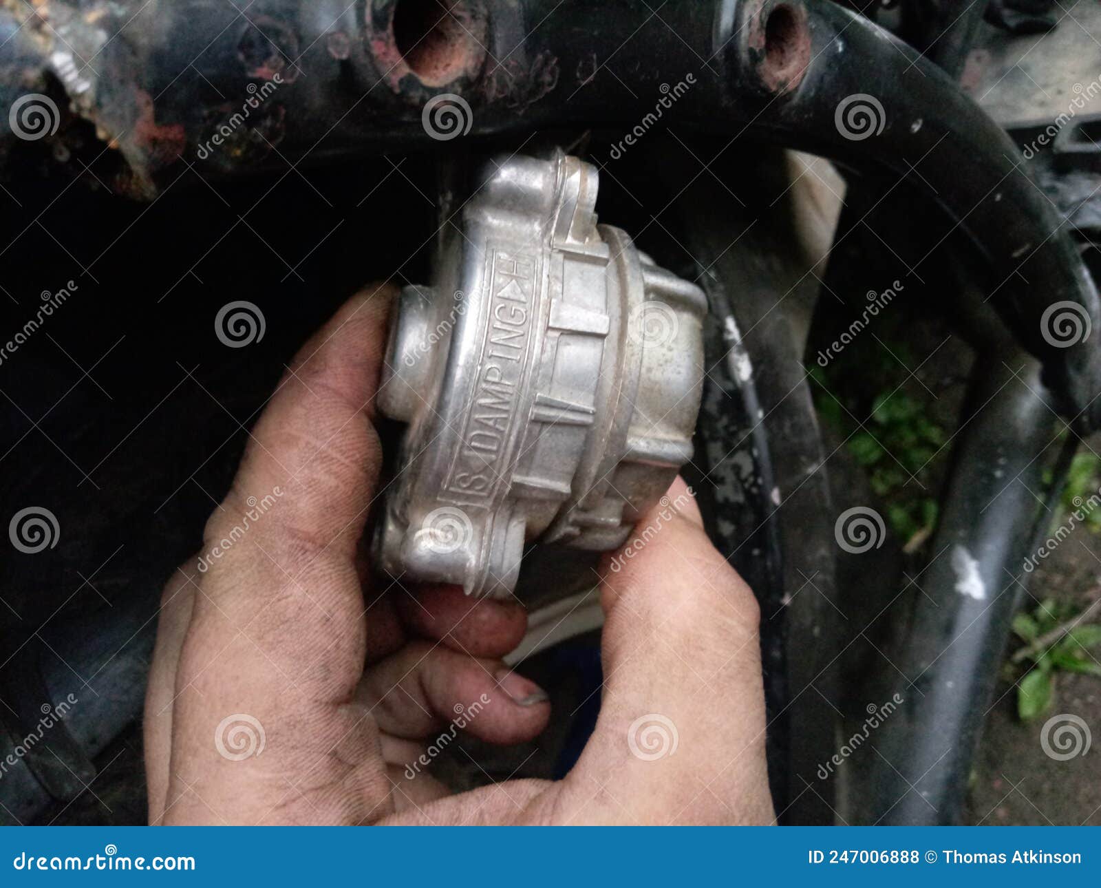 Yamaha Shock Air Adjustment Controller Stock Photo Image of yamaha