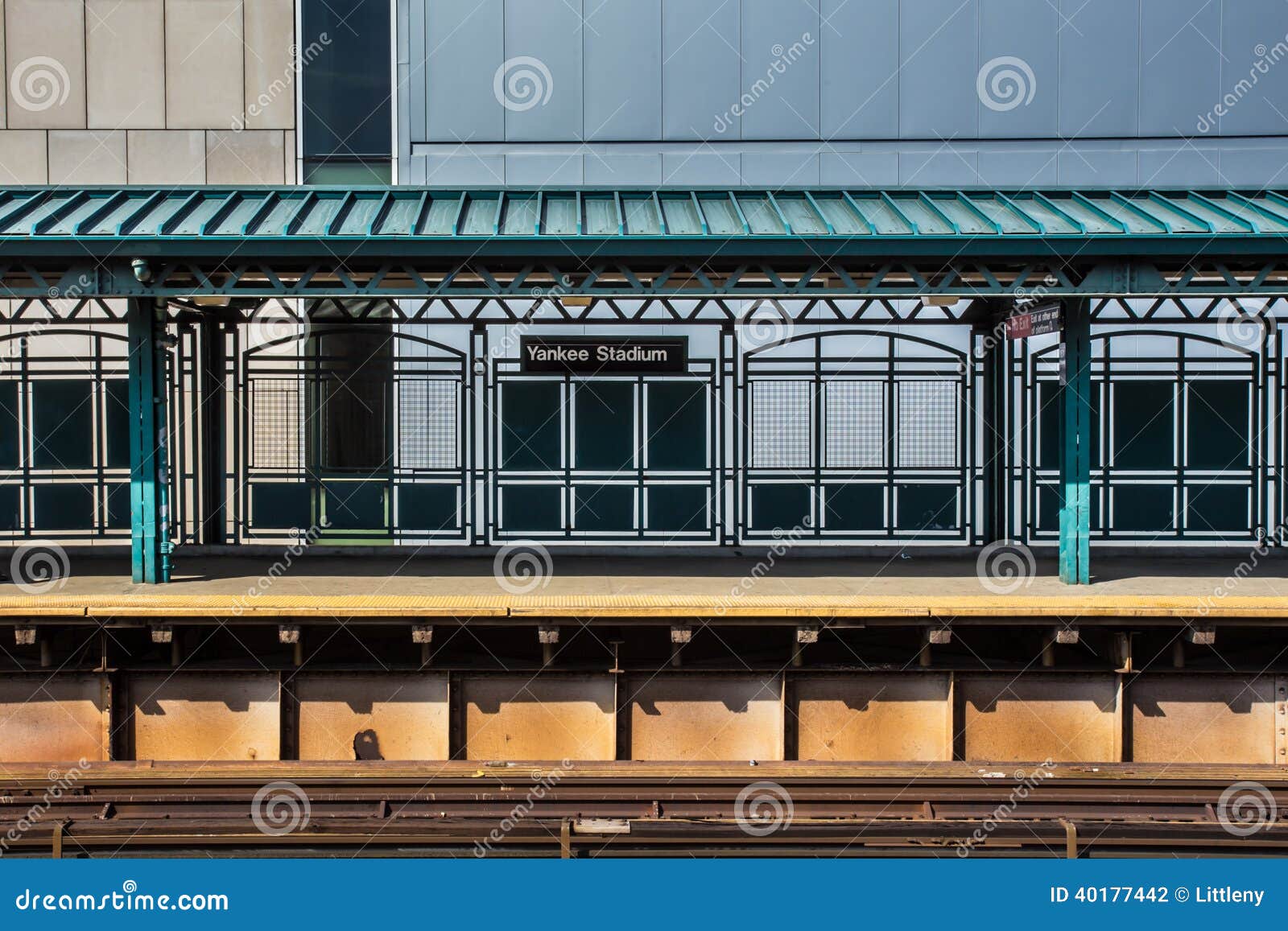 Yankee Stadium Train Station NYC Stock Photo - Image of bronx