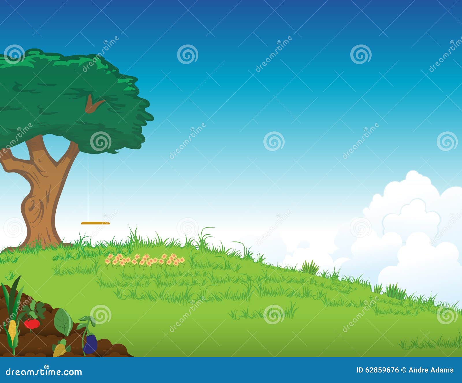 Yard background stock vector. Illustration of background - 62859676