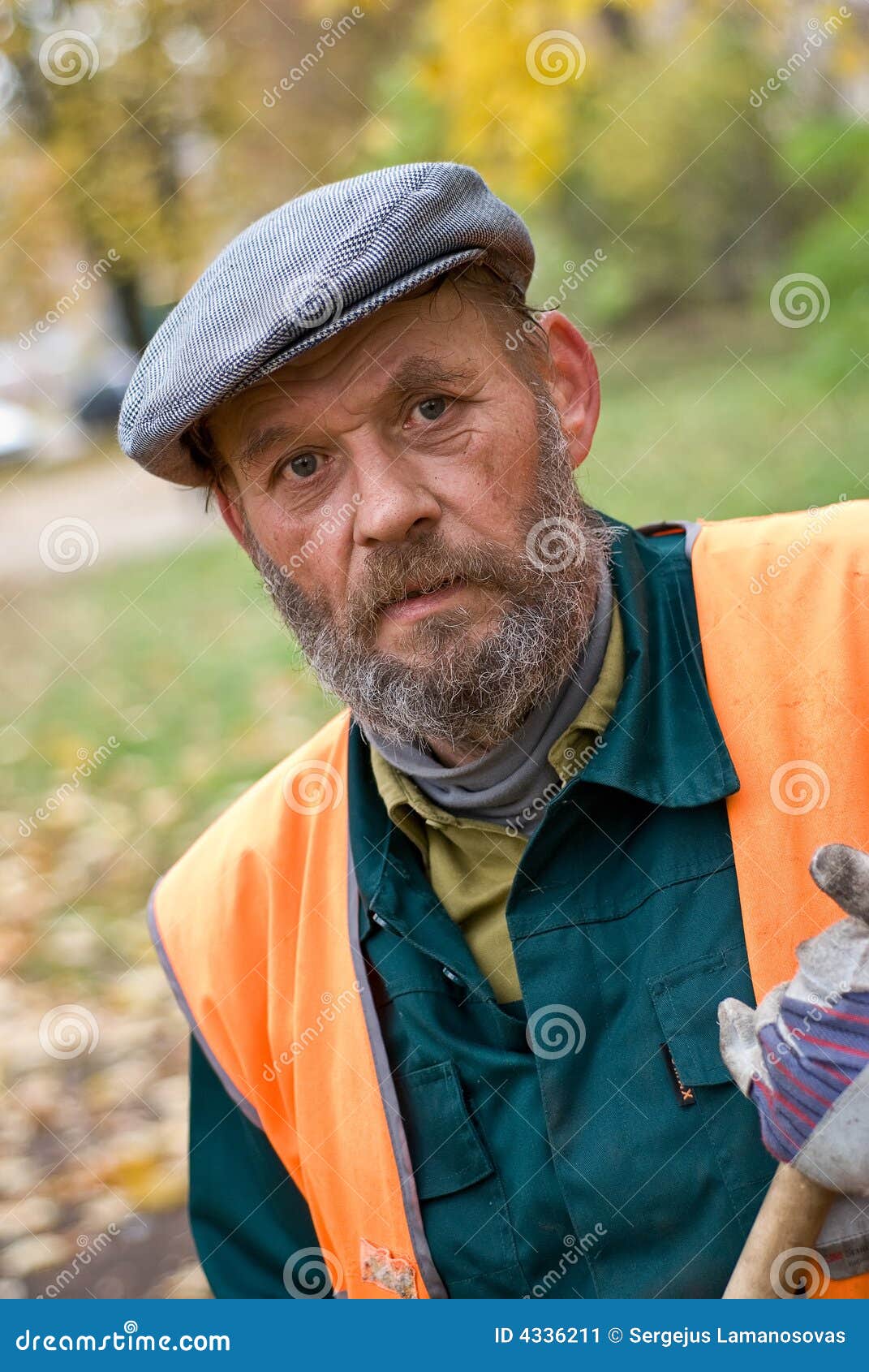 The yard keeper stock image. Image of structure, male 4336211