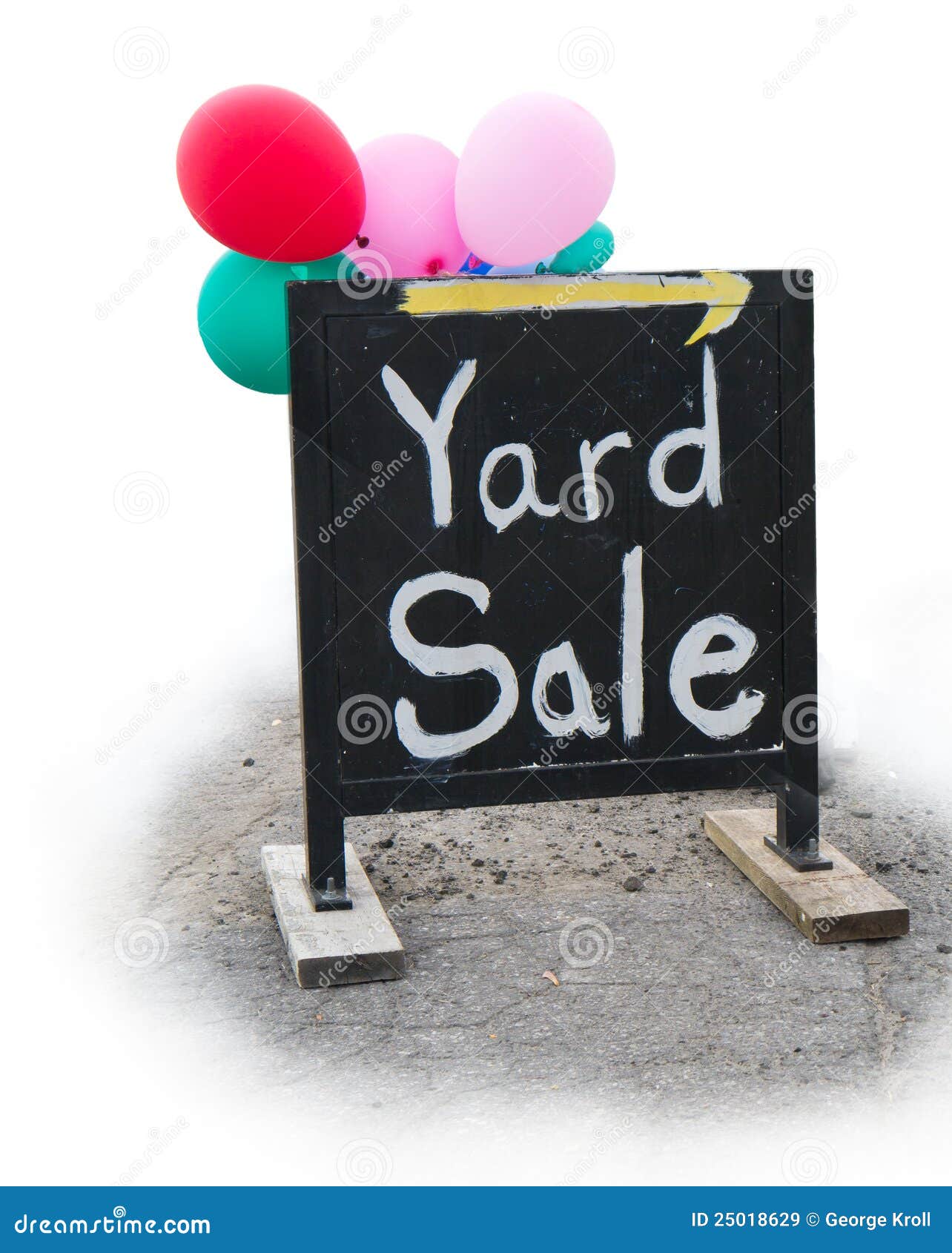 yard sale garage sale sign