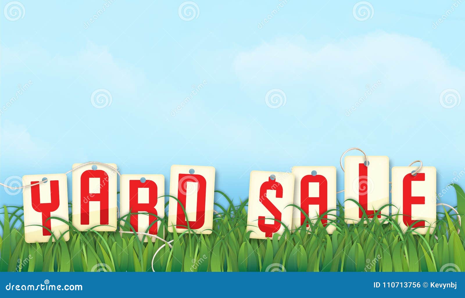 yard sale sign graphic