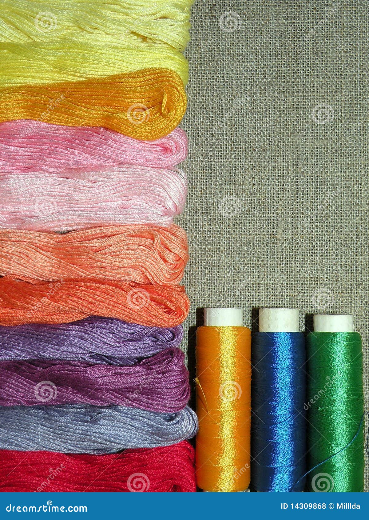 Yarn stock photo. Image of colored, handwork, cotton 14309868