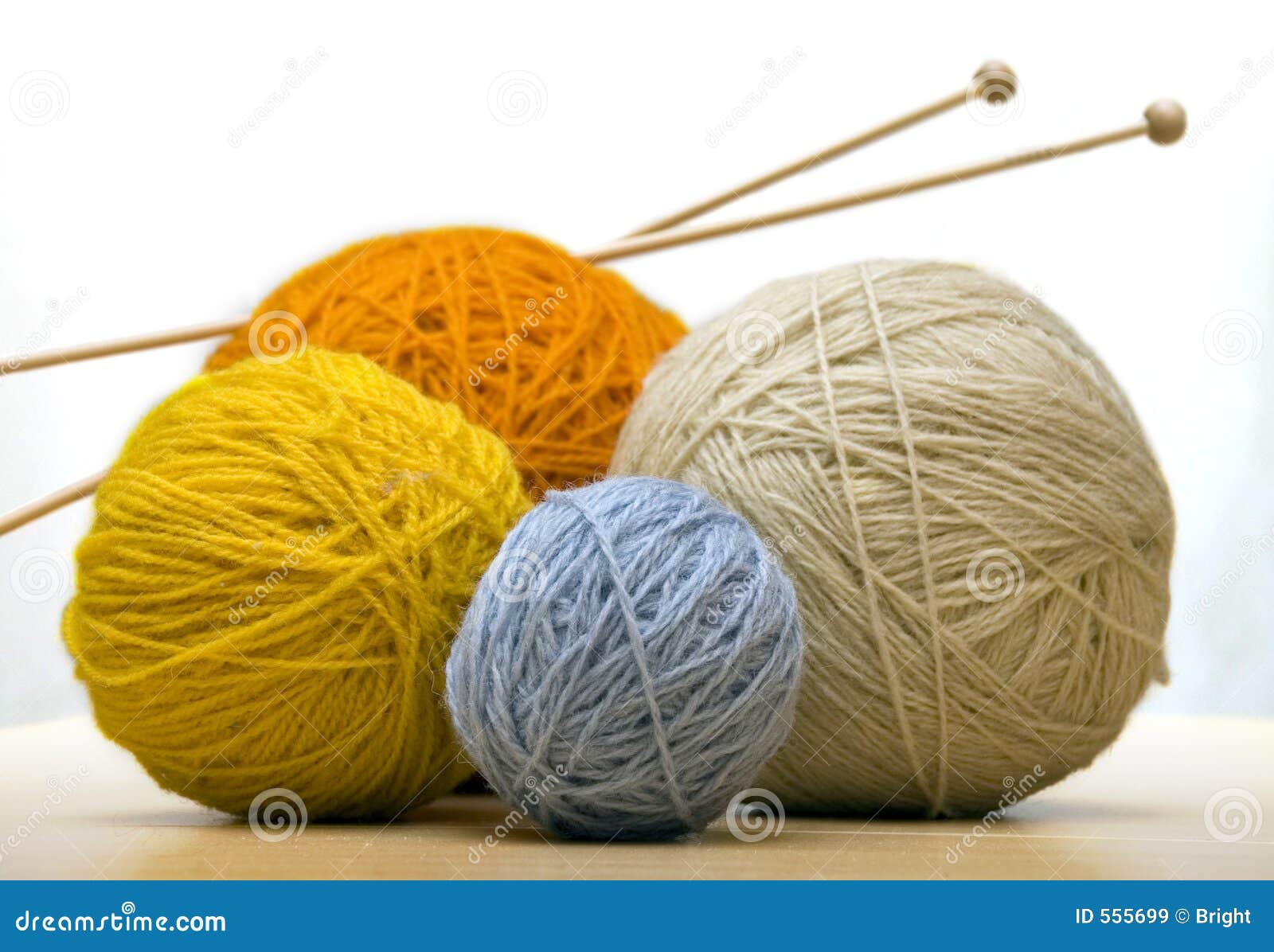 Yarn balls stock image. Image of skill, weave, hobby, tissue - 555699