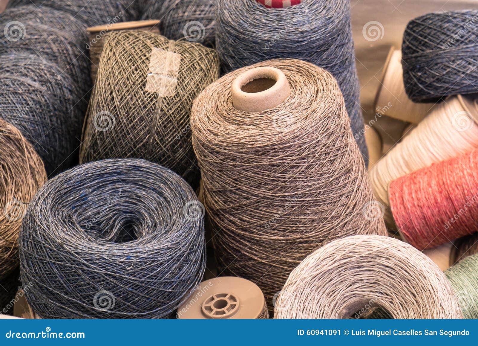 Yarn bobbins stock image. Image of super, isolated, bobbin 60941091