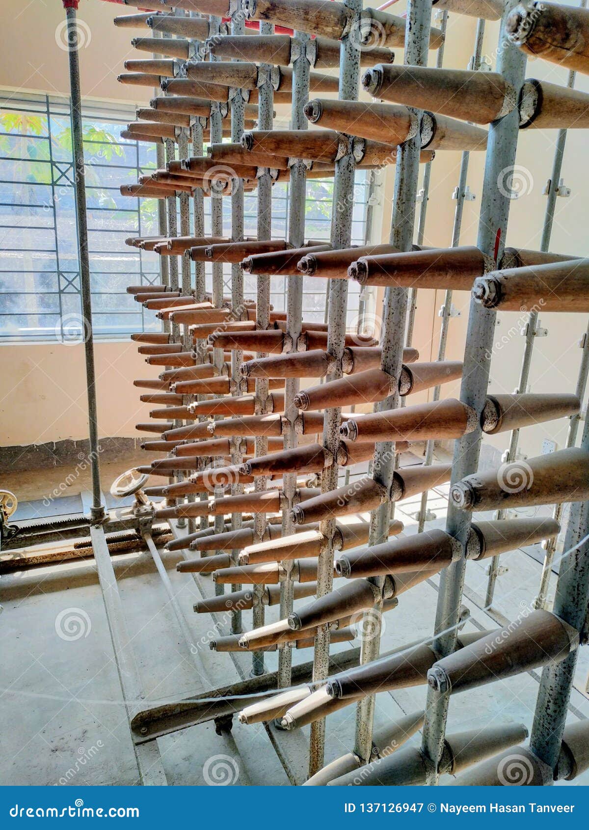 Yarn package holder stock image. Image of yarn, bundle 137126947