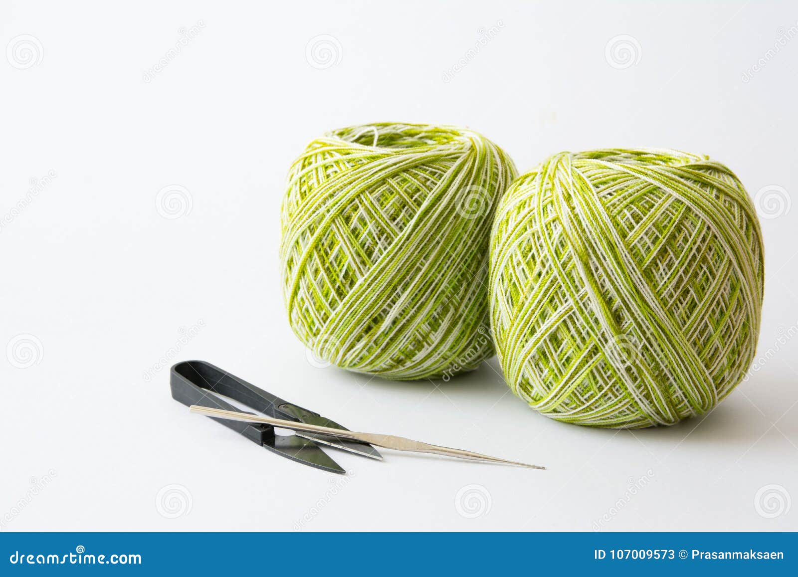 Yarn for Knitting and Knitting Tool Stock Image Image of measure