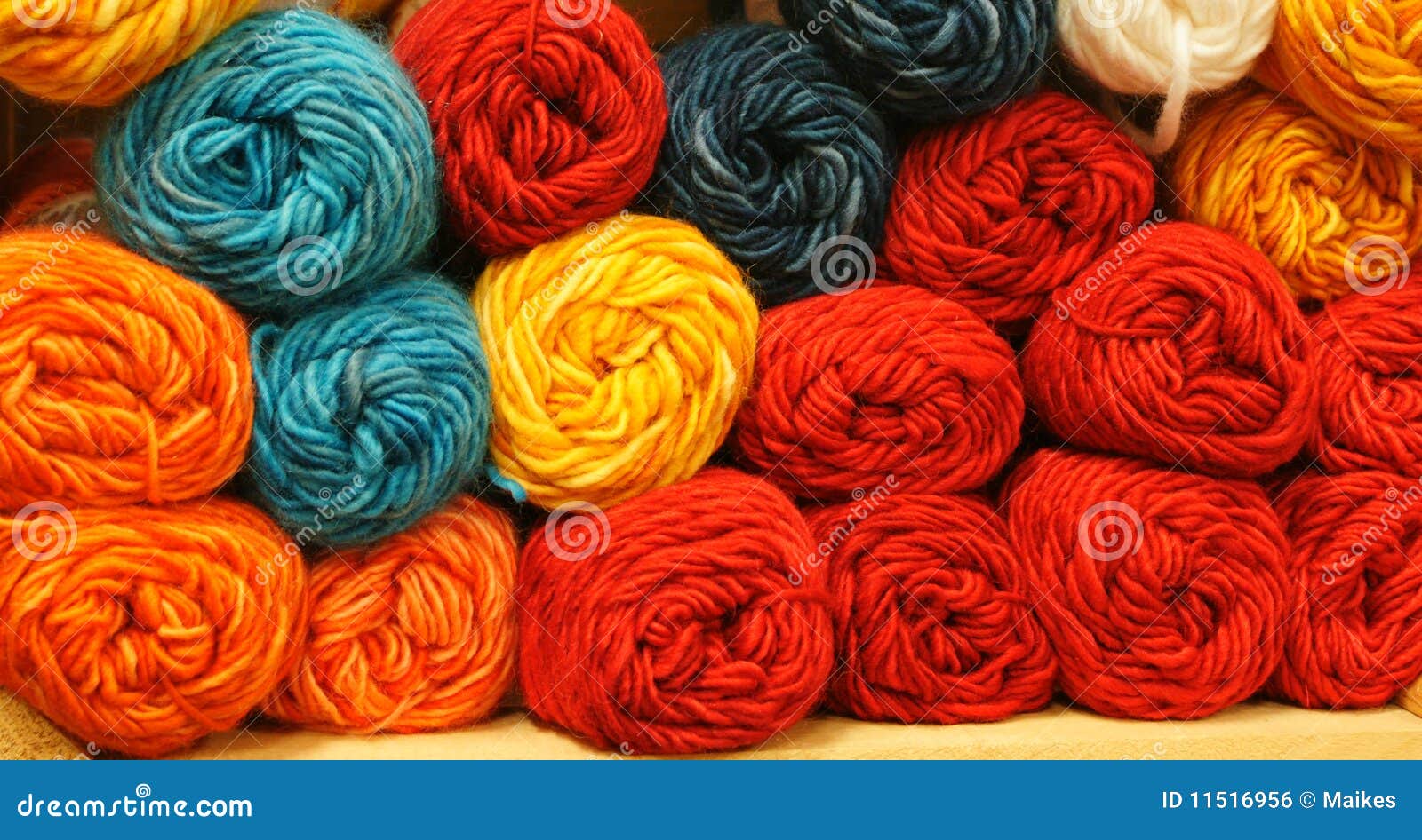 Yarn for Sale stock photo. Image of close, rows, warm 11516956