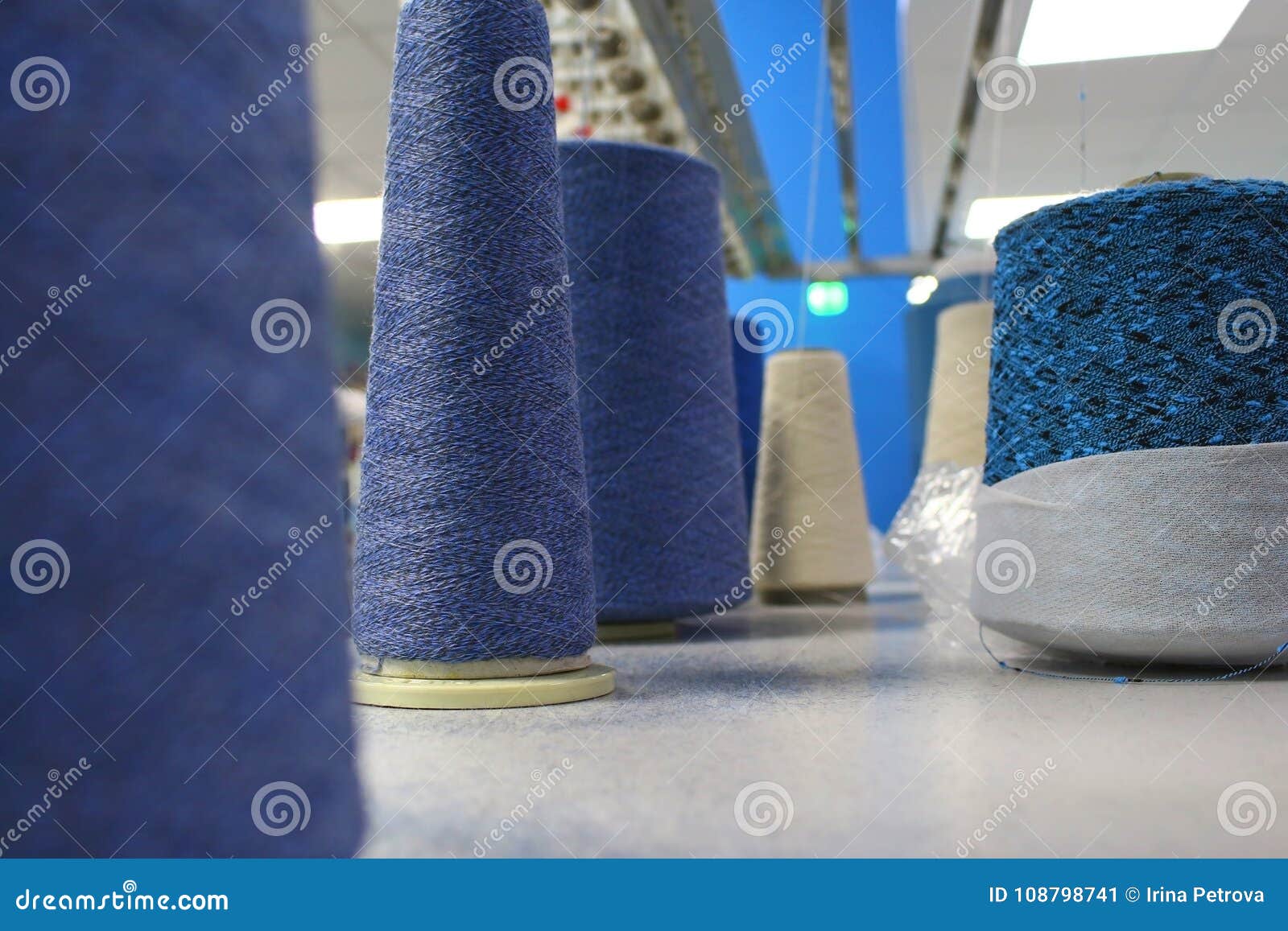 Yarn To the Knitting Machine Stock Image Image of pink, cotton 108798741