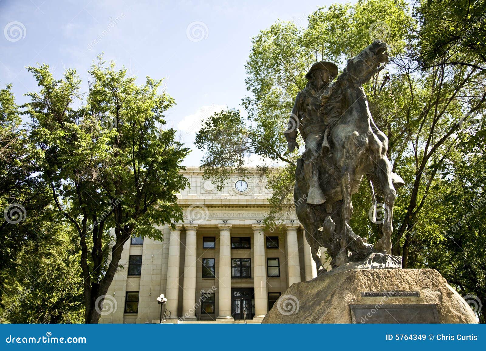 Yavapai County Courthouse stock image. Image of judicial 5764349