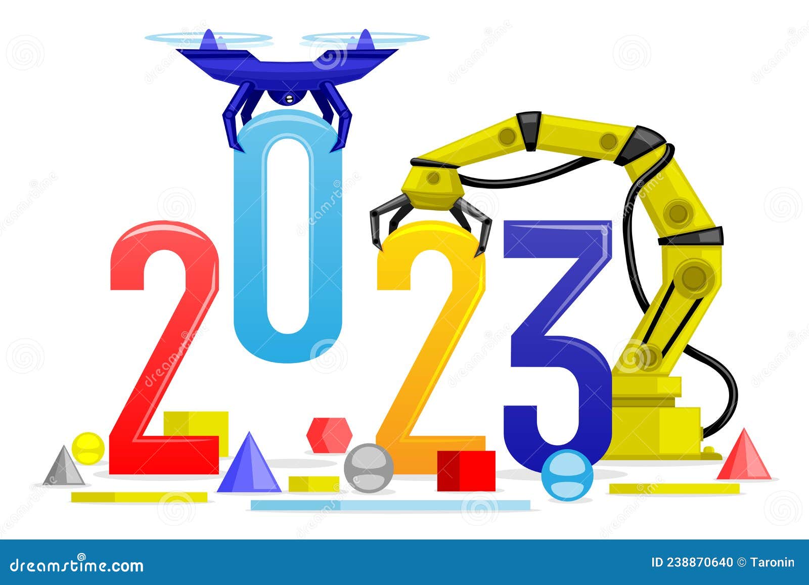 new year 2023 drone amazing presentation