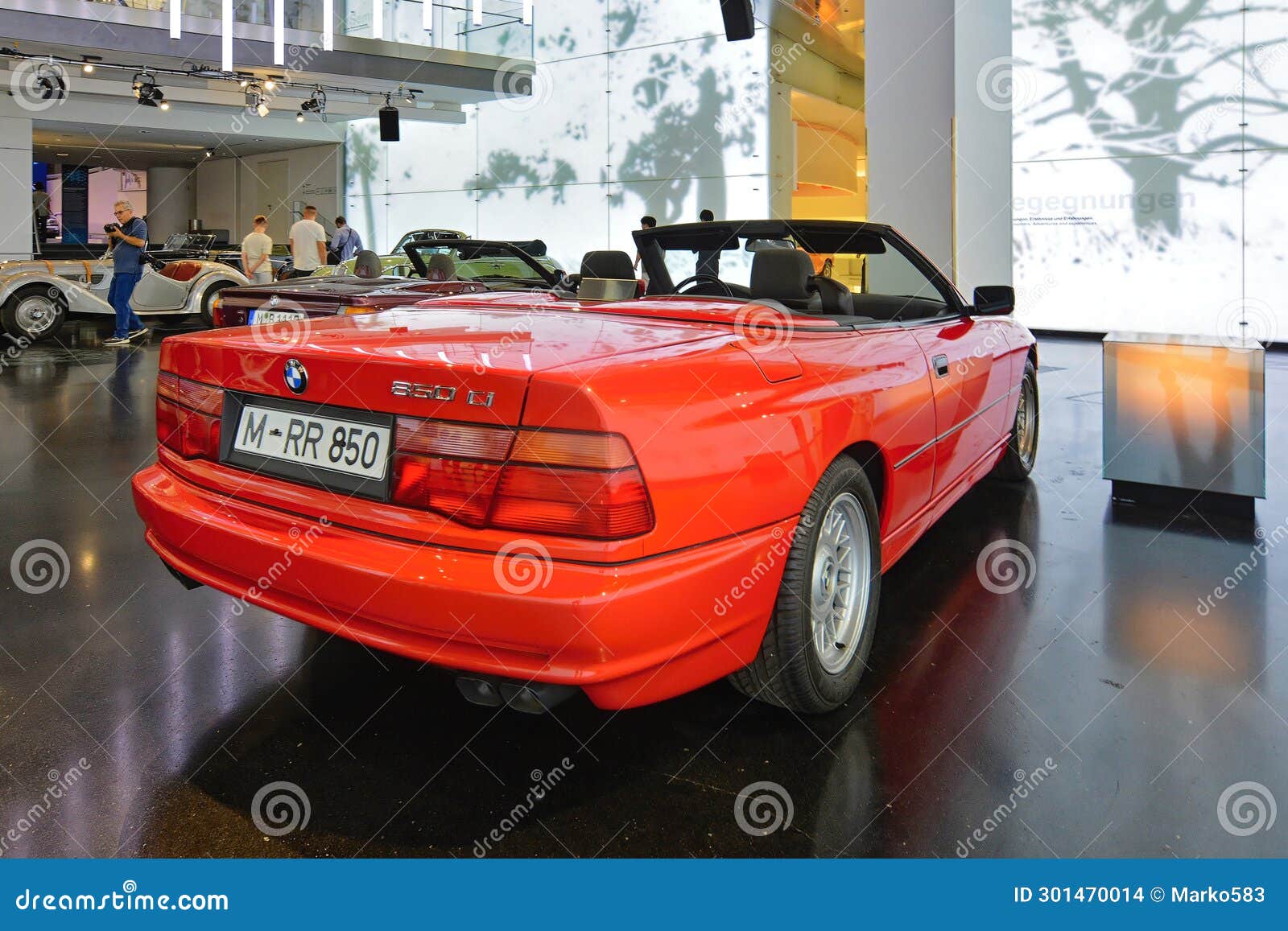 BMW 850Ci Convertible Prototype, E31 (1990) Editorial Stock Image ...