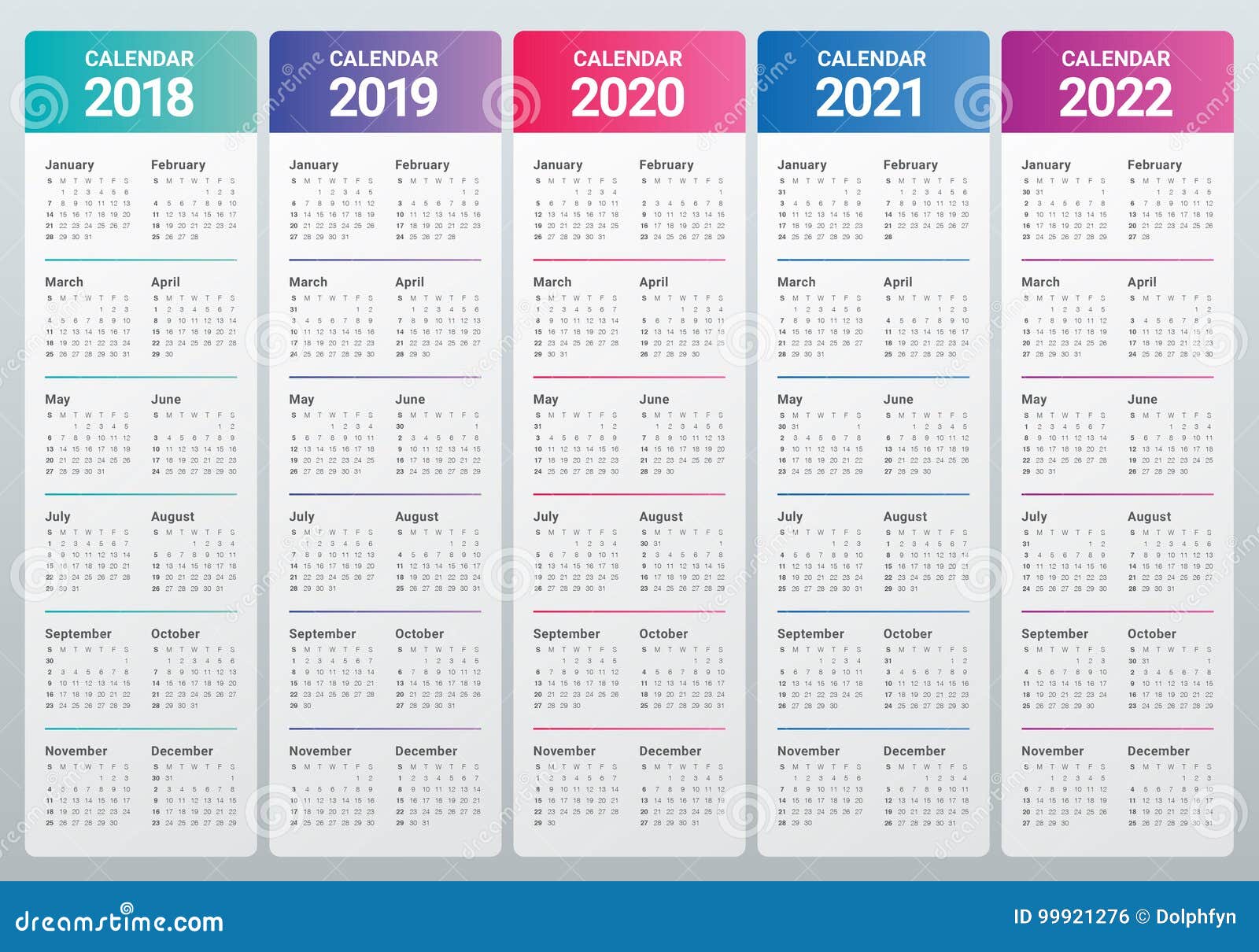 Cua Fall 2022 Calendar Year 2018 2019 2020 2021 2022 Calendar Vector Stock Illustrations – 176  Year 2018 2019 2020 2021 2022 Calendar Vector Stock Illustrations, Vectors  & Clipart - Dreamstime
