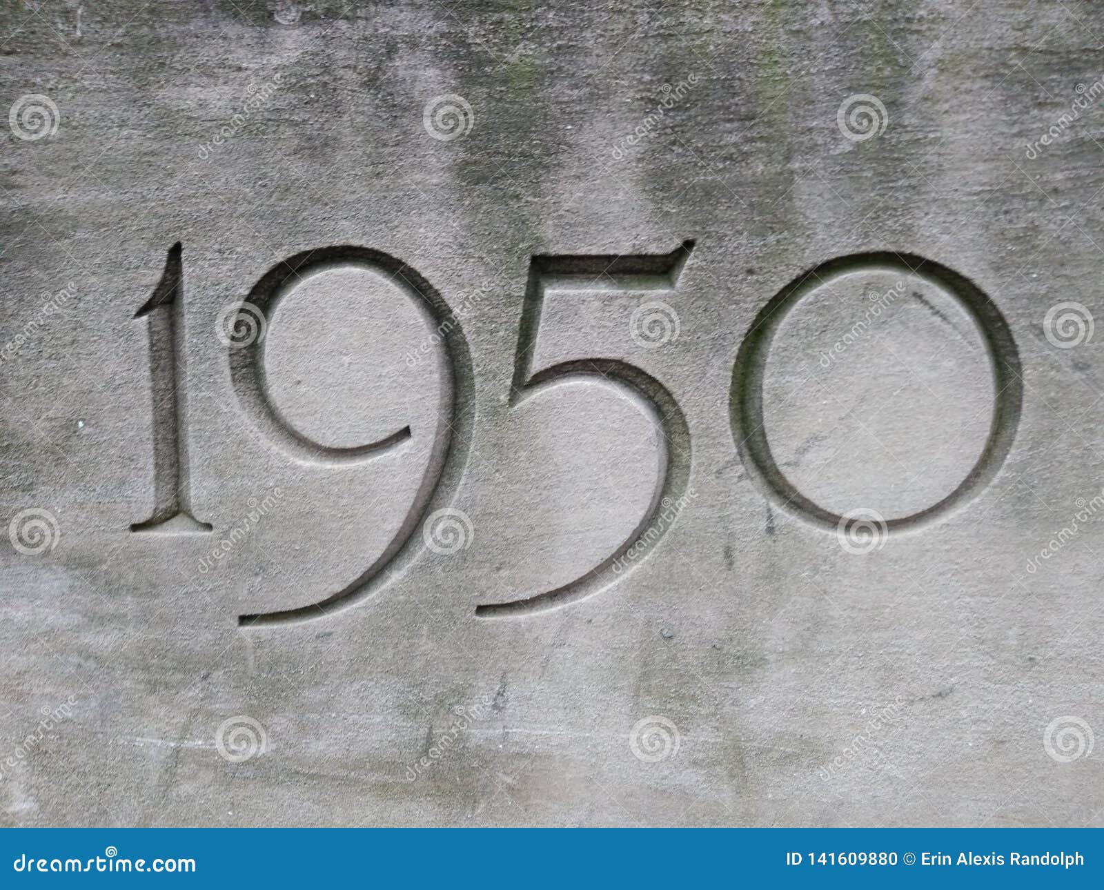 1950, Year Carved in Stone stock photo. Image of decades - 141609880