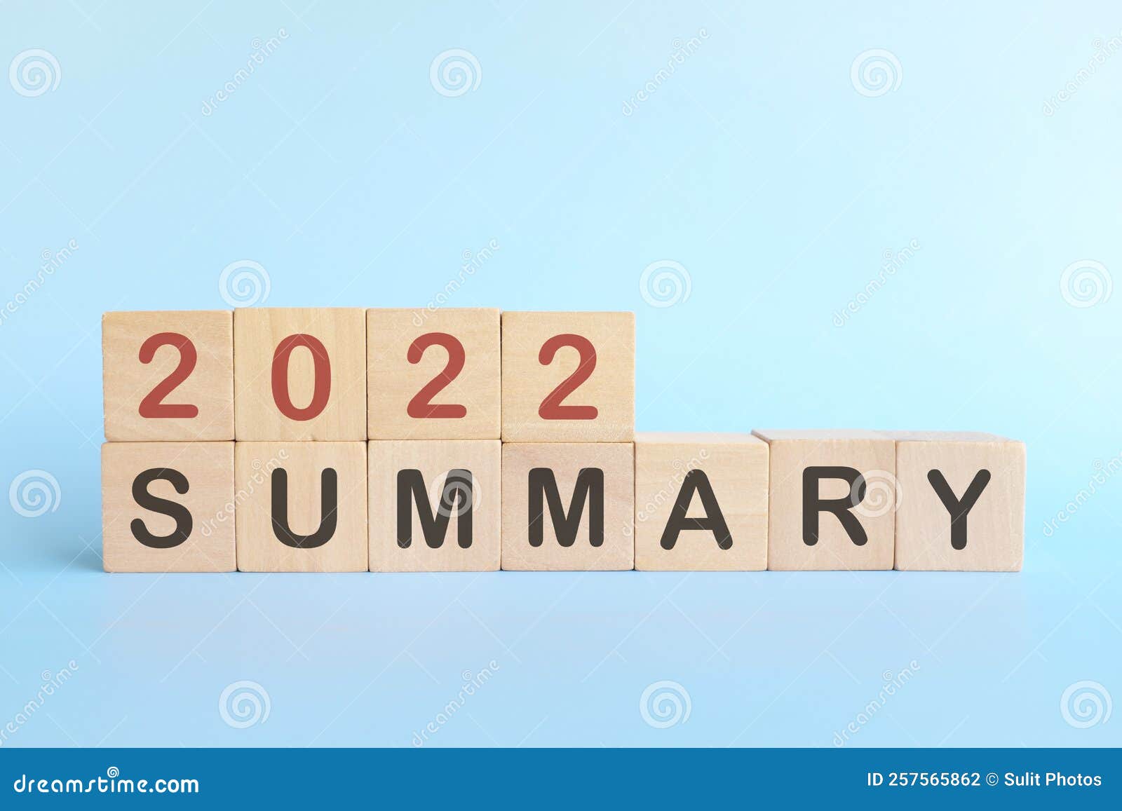 Year End 2022 Review And Summary Concept Wooden Blocks In Blue how-to-do-a-personal-reflective-end-of-year-review-moulding-life