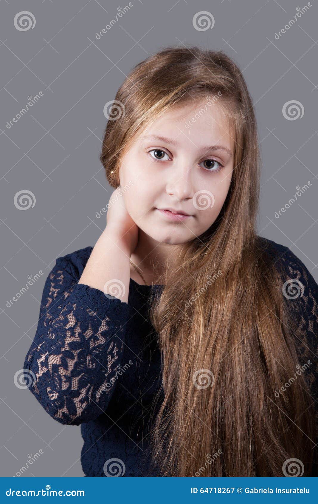 10 year old girl stock image. Image of white, portrait - 64718267