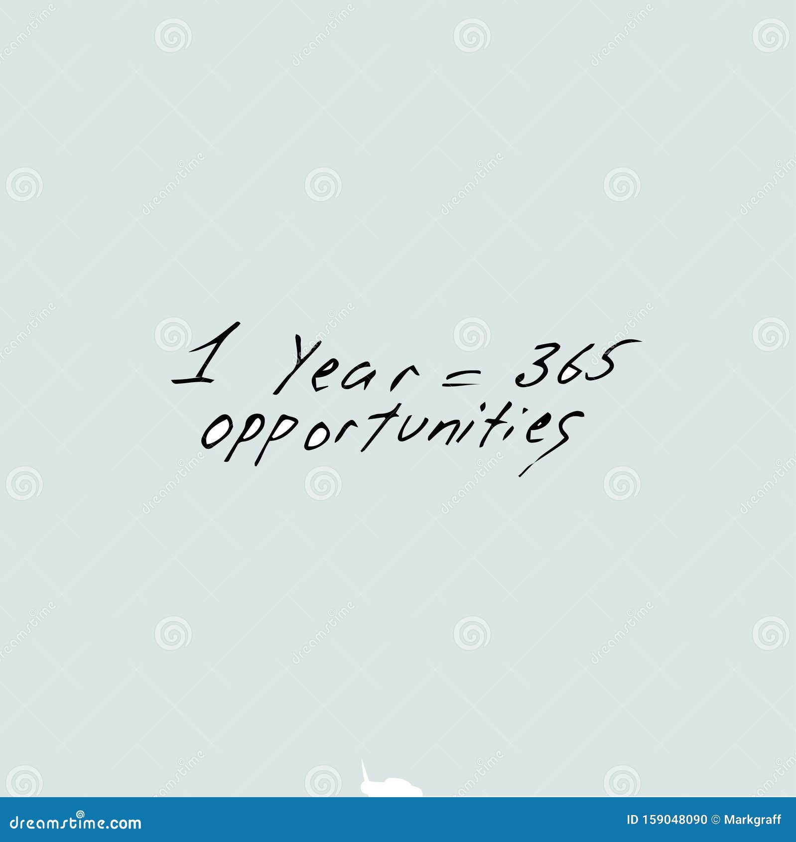 1 Year 365 Opportunities Concept Stock Illustration Illustration Of Banner Motivation
