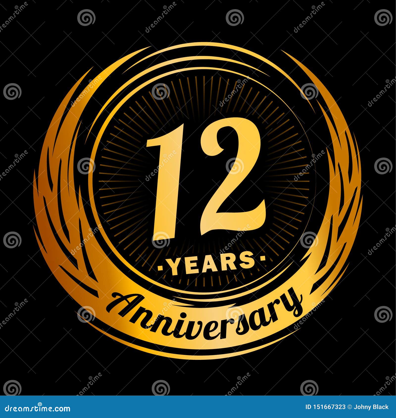 Premium Vector  Number 12 logo icon design, 12nd birthday logo number, 12nd  anniversary.