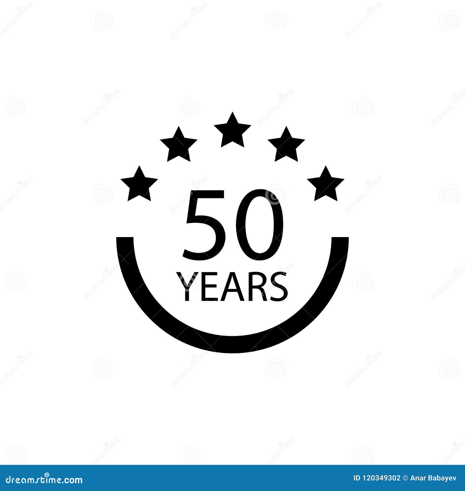 50th Wedding  Anniversary  Royalty Free Stock Photography 