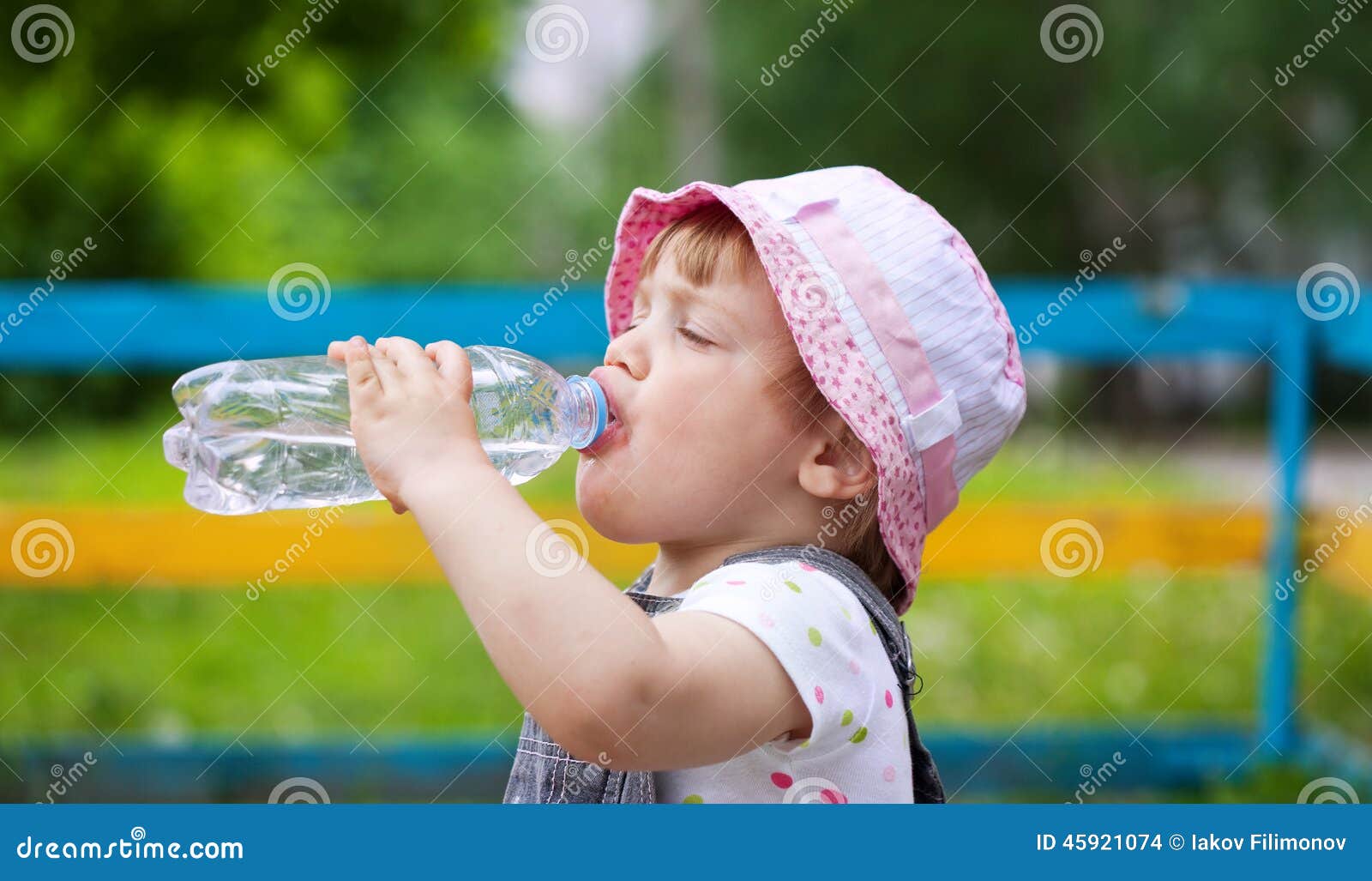 2 Years Baby Drinks from Bottle Stock Photo Image of drink, girl