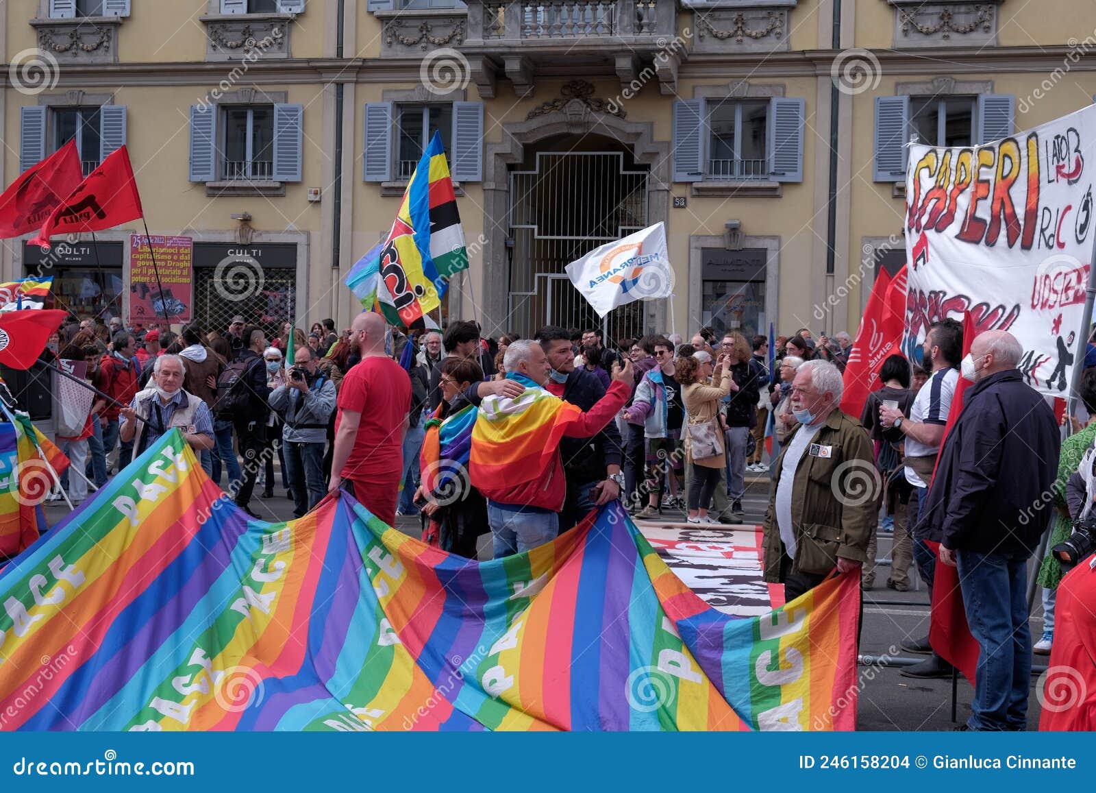 Celebrations for the Liberation Day in Milan, Italy - 25 Apr 2022 ...